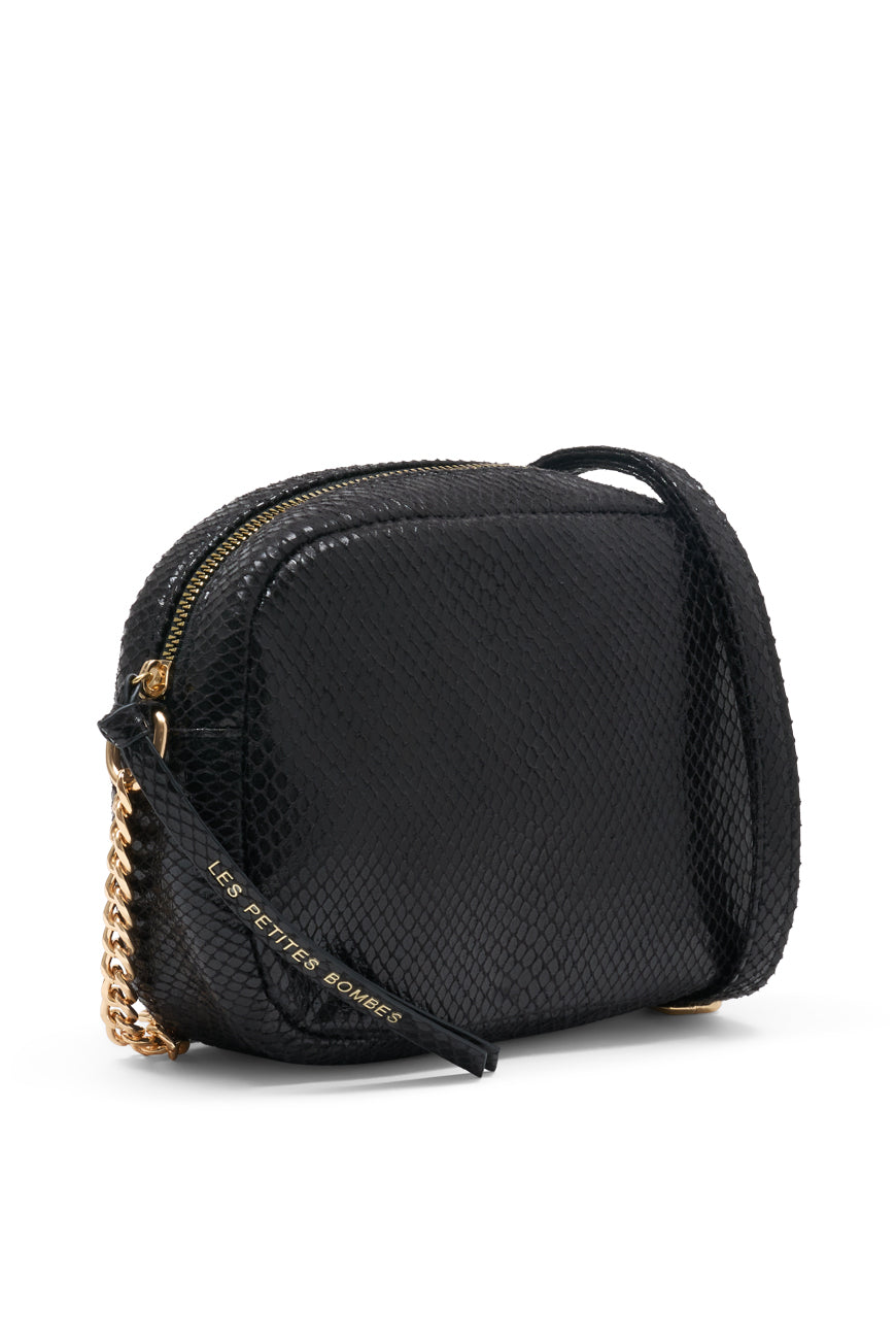 SAC BANDOULIERE FERIELLE NOIR PYTHON