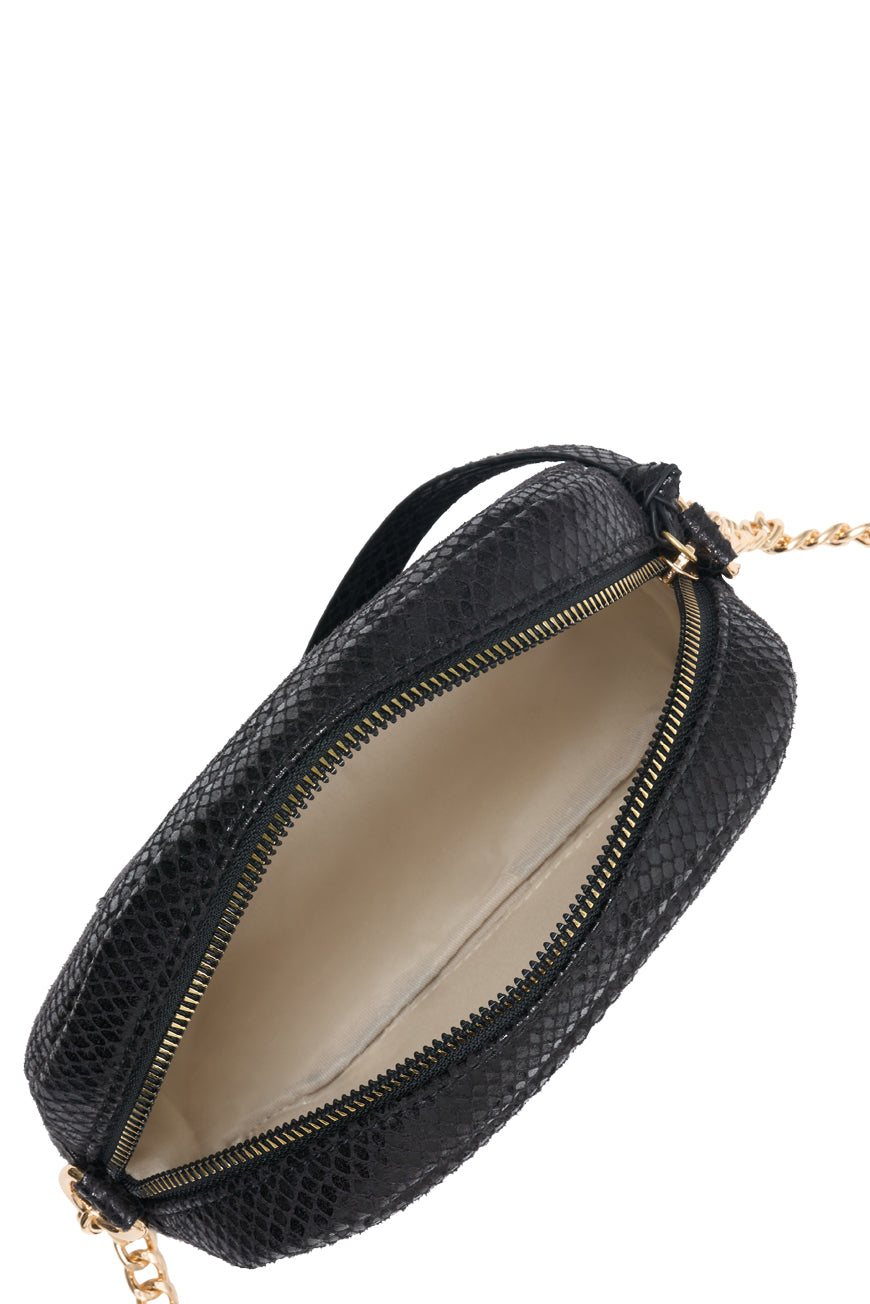 SAC BANDOULIERE FERIELLE NOIR PYTHON