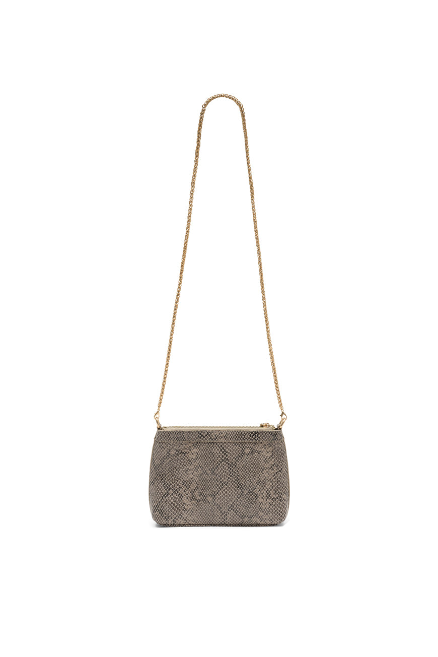 SAC BANDOULIERE LAINA BEIGE PYTHON