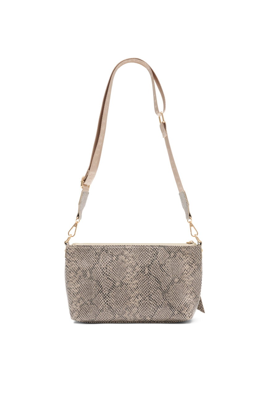 SAC BANDOULIERE MADISONE BEIGE PYTHON