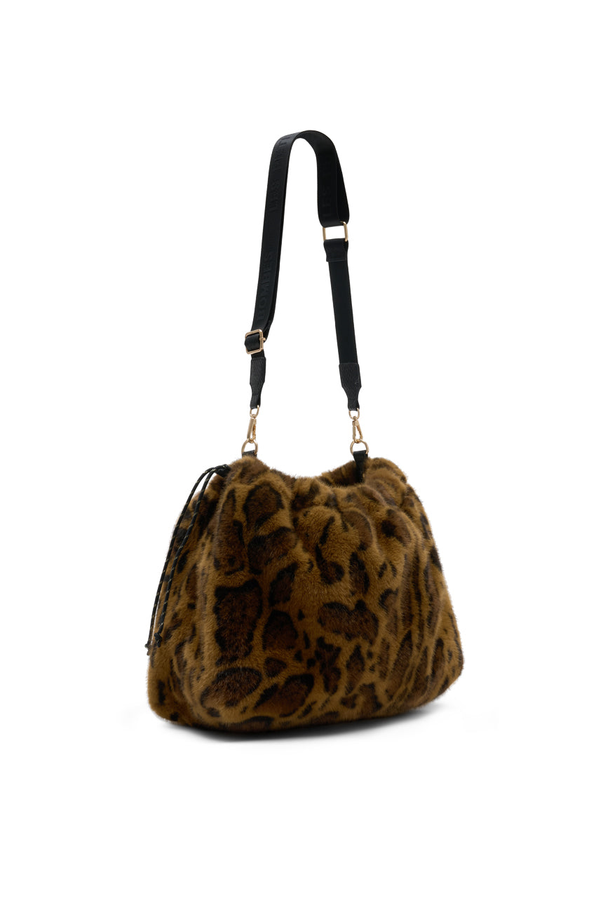 SAC BANDOULIERE PYRENEE PRINT LEOPARD