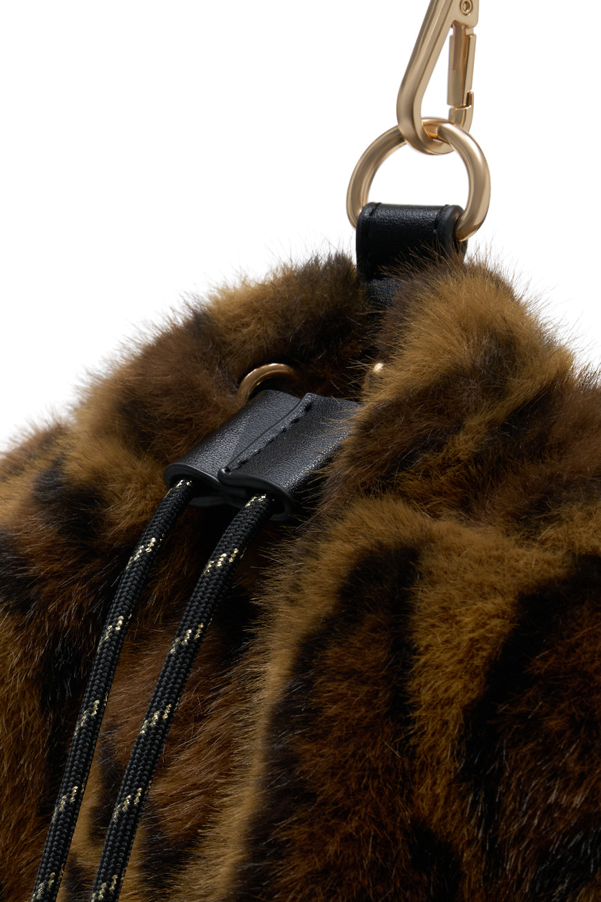 SAC BANDOULIERE PYRENEE PRINT LEOPARD