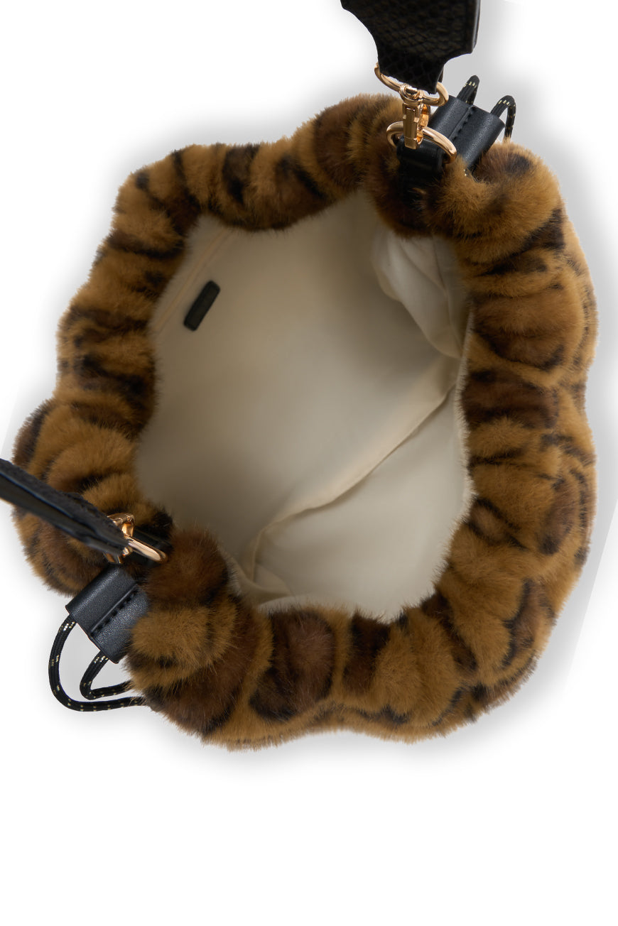 SAC BANDOULIERE PYRENEE PRINT LEOPARD