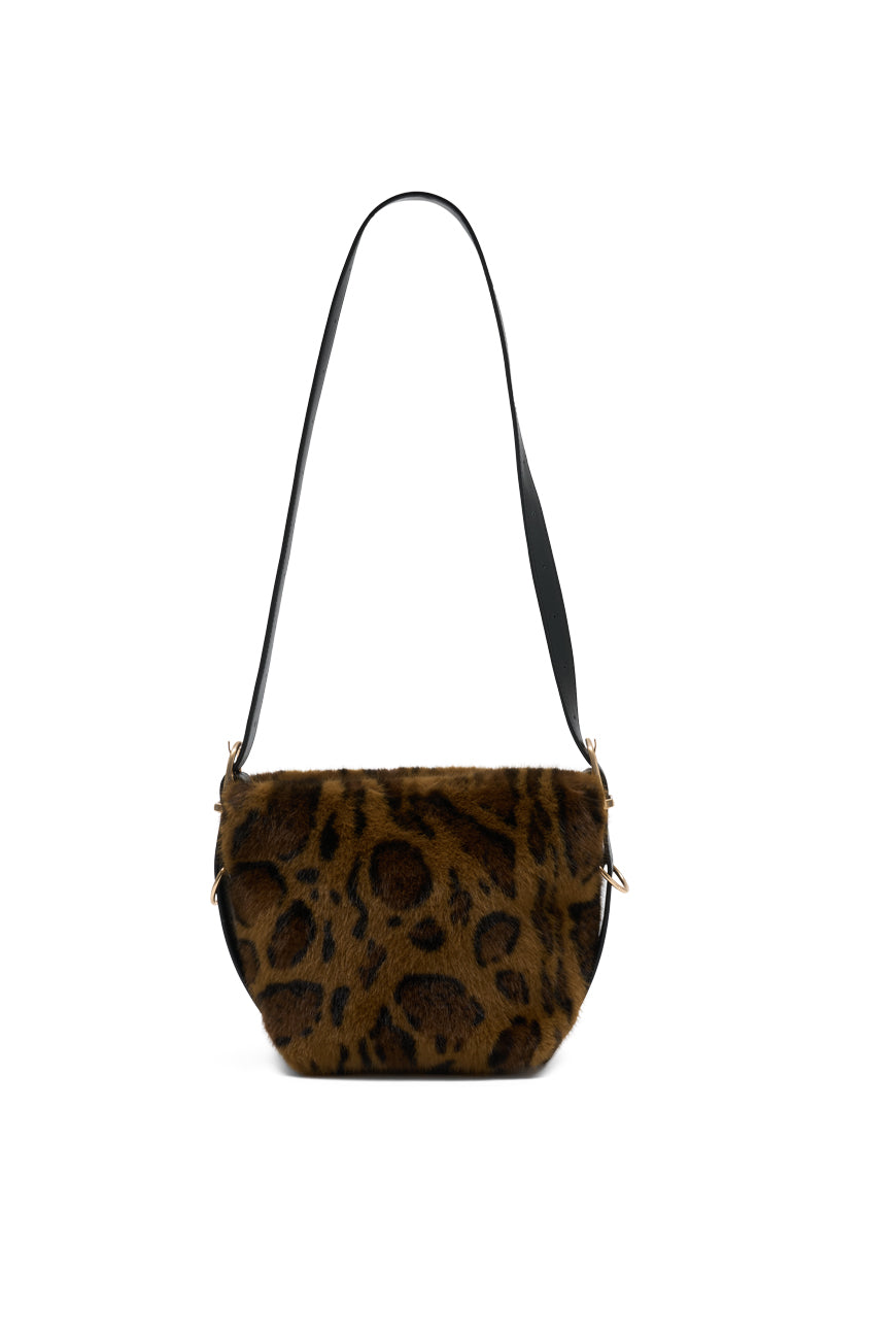 SAC BANDOULIERE PINDA PRINT LEOPARD