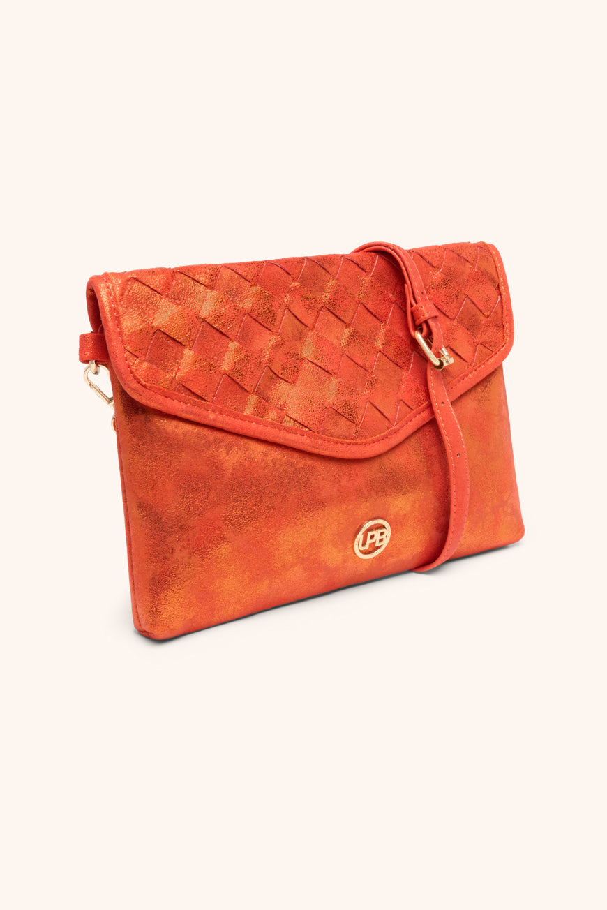 SAC BANDOULIERE LEONORE ORANGE