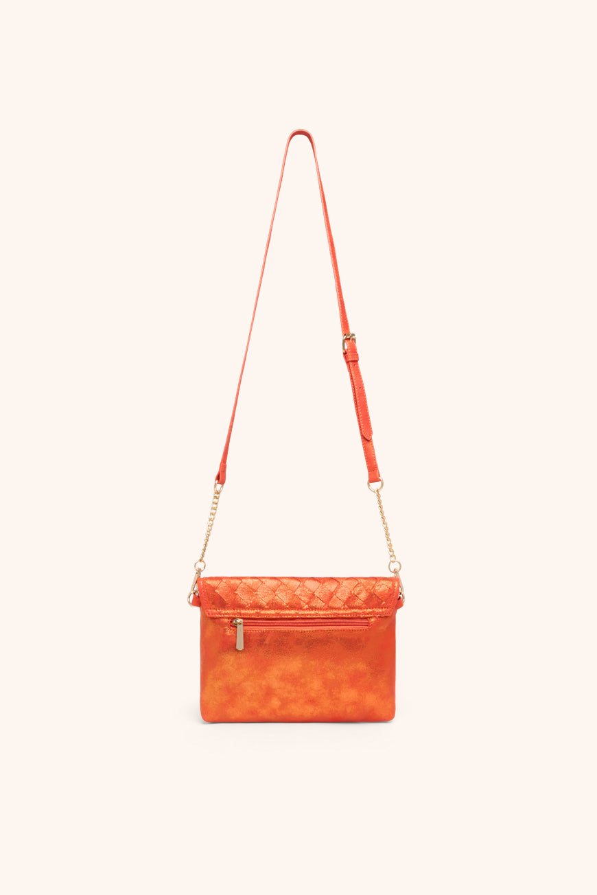 SAC BANDOULIERE LEONORE ORANGE