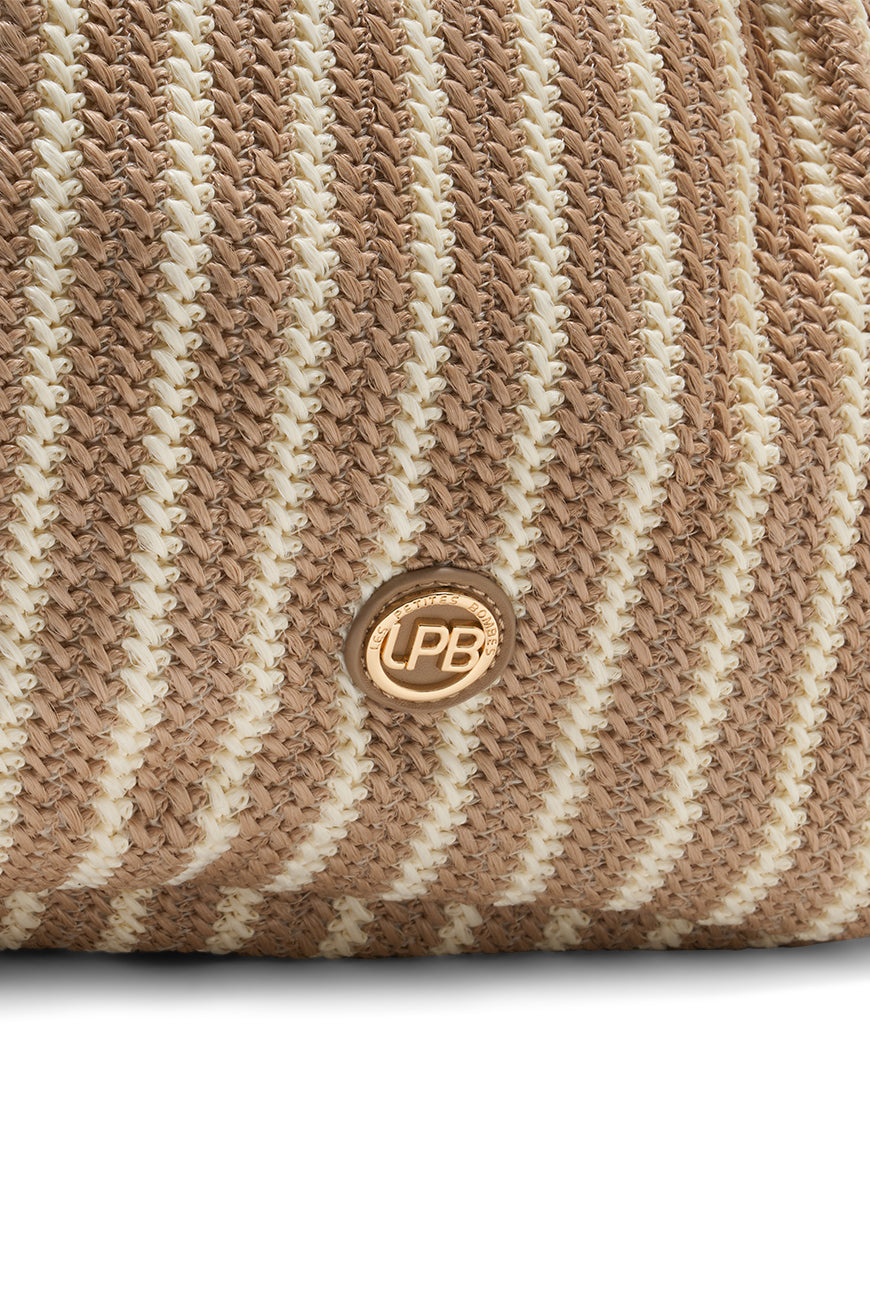 SAC A MAIN NAJMA RAYURES BLANCHES