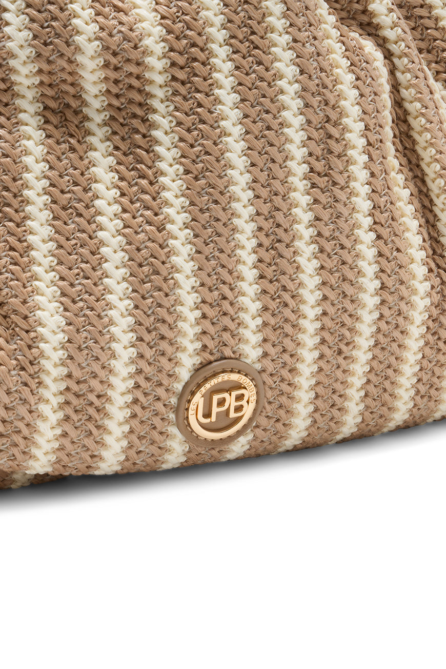 SAC A MAIN NAJEH RAYURES BLANCHES