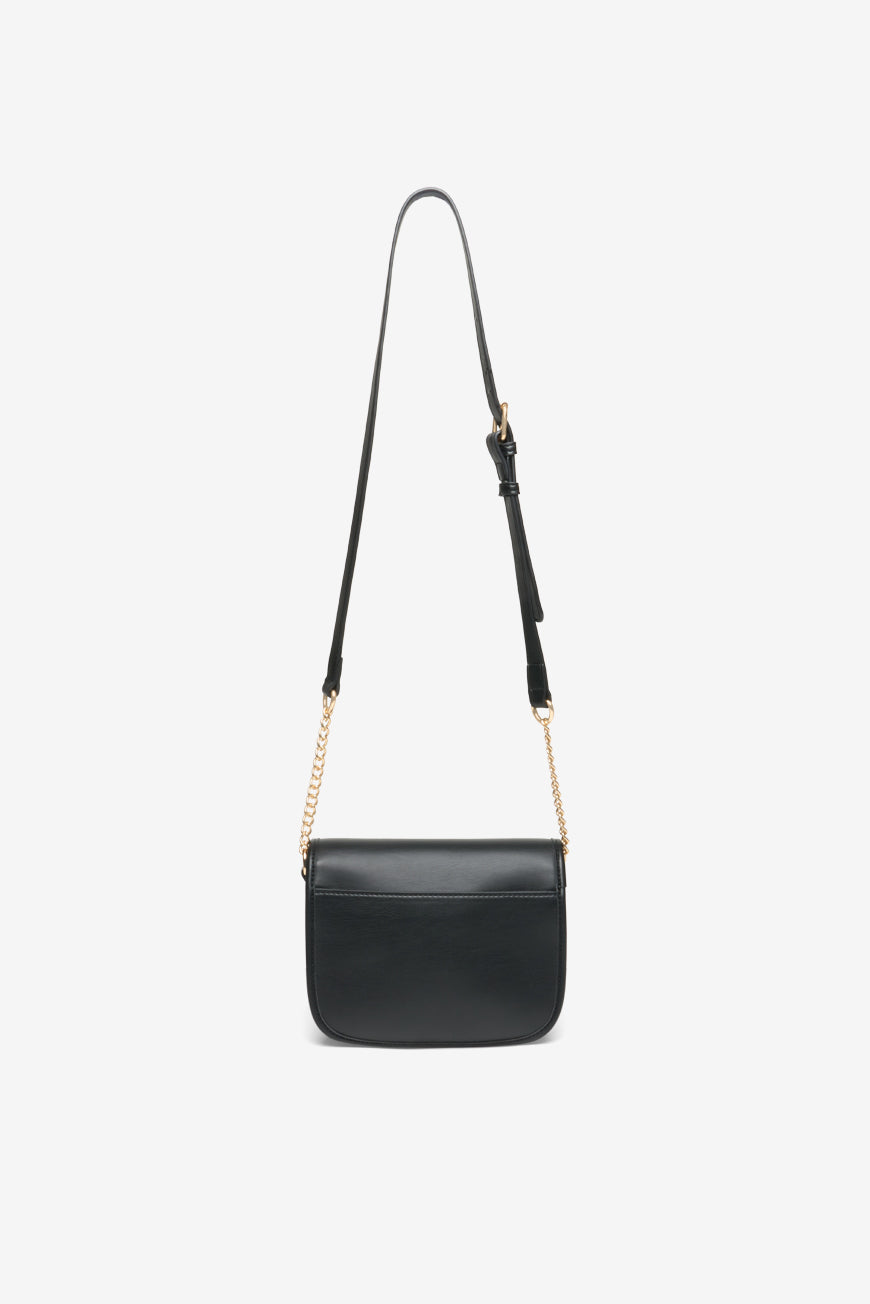 SAC BANDOULIERE NOIR LEOPARD MARGERY