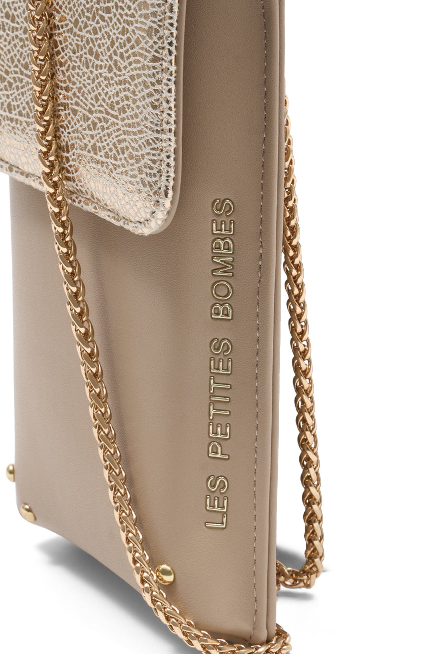 ETUI SMARTPHONE MARJANE BEIGE / DORE