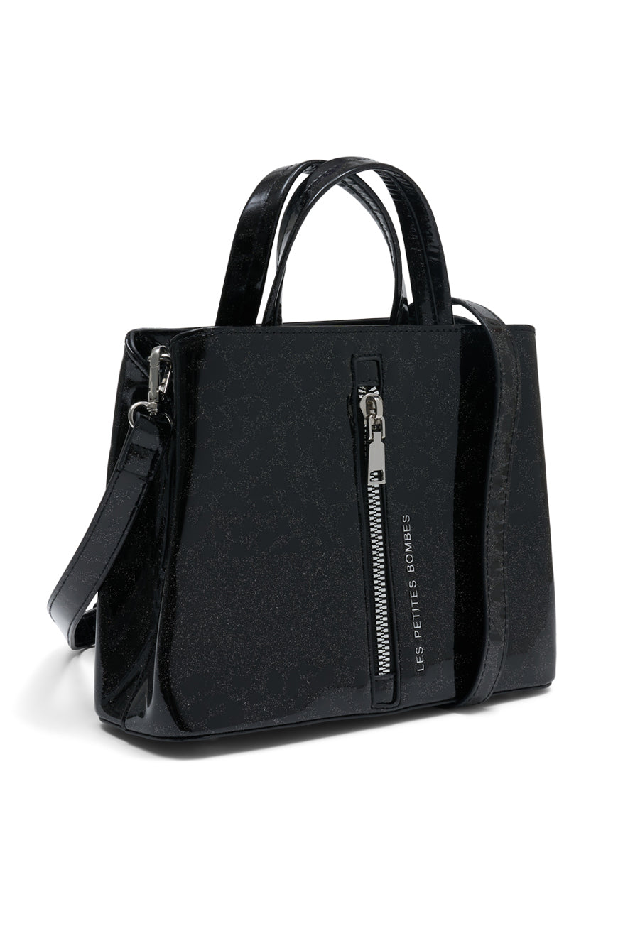 SAC A MAIN GALIA PRINT LEOPARD NOIR