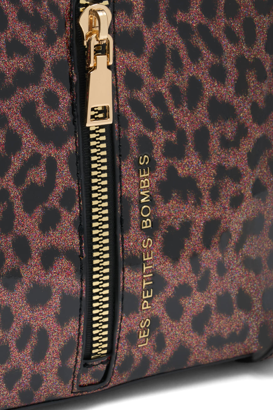 SAC A MAIN GALIA PRINT LEOPARD ROSE