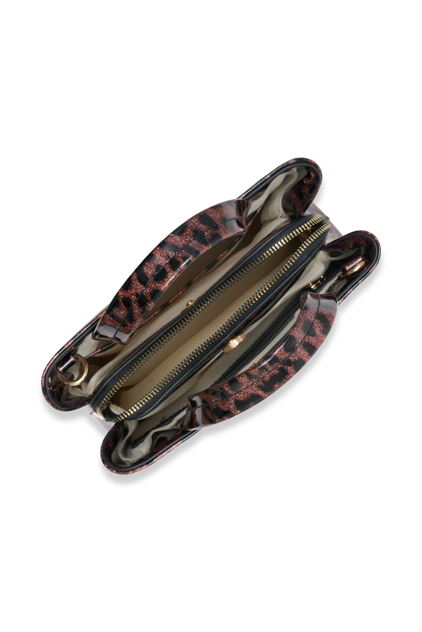 SAC A MAIN GALIA PRINT LEOPARD ROSE