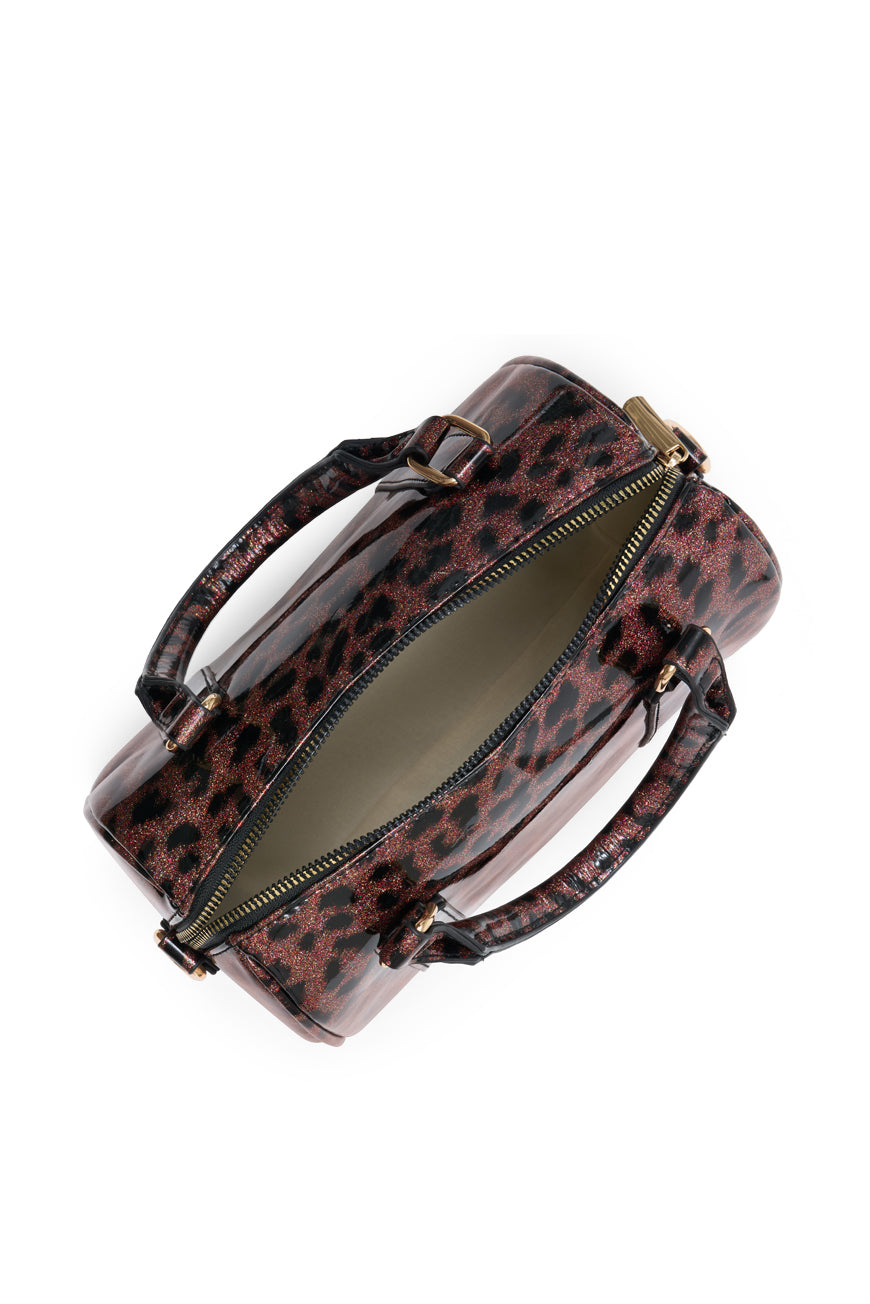 SAC A MAIN PRINCESSE PRINT LEOPARD ROSE
