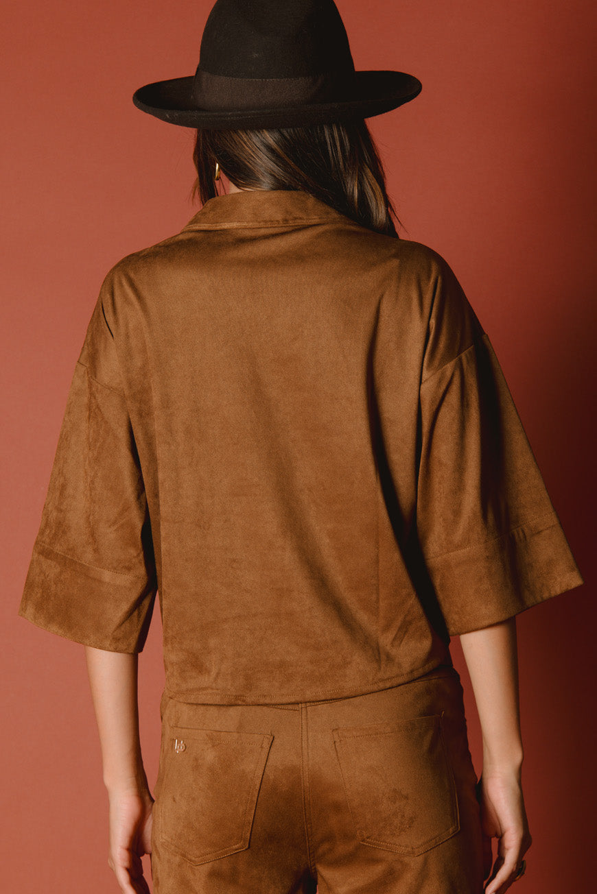 CHEMISE NAINA BRUN