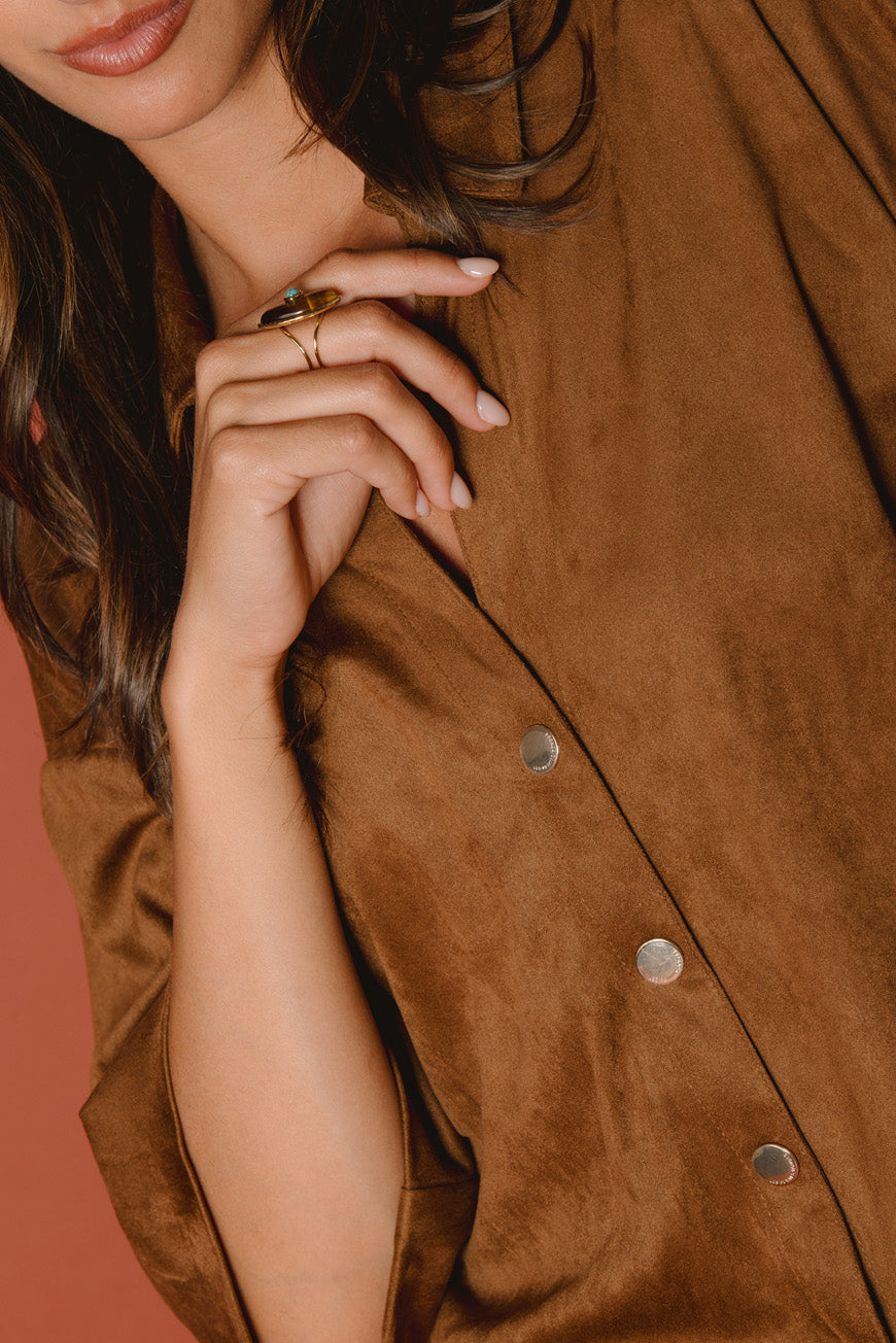 CHEMISE NAINA BRUN