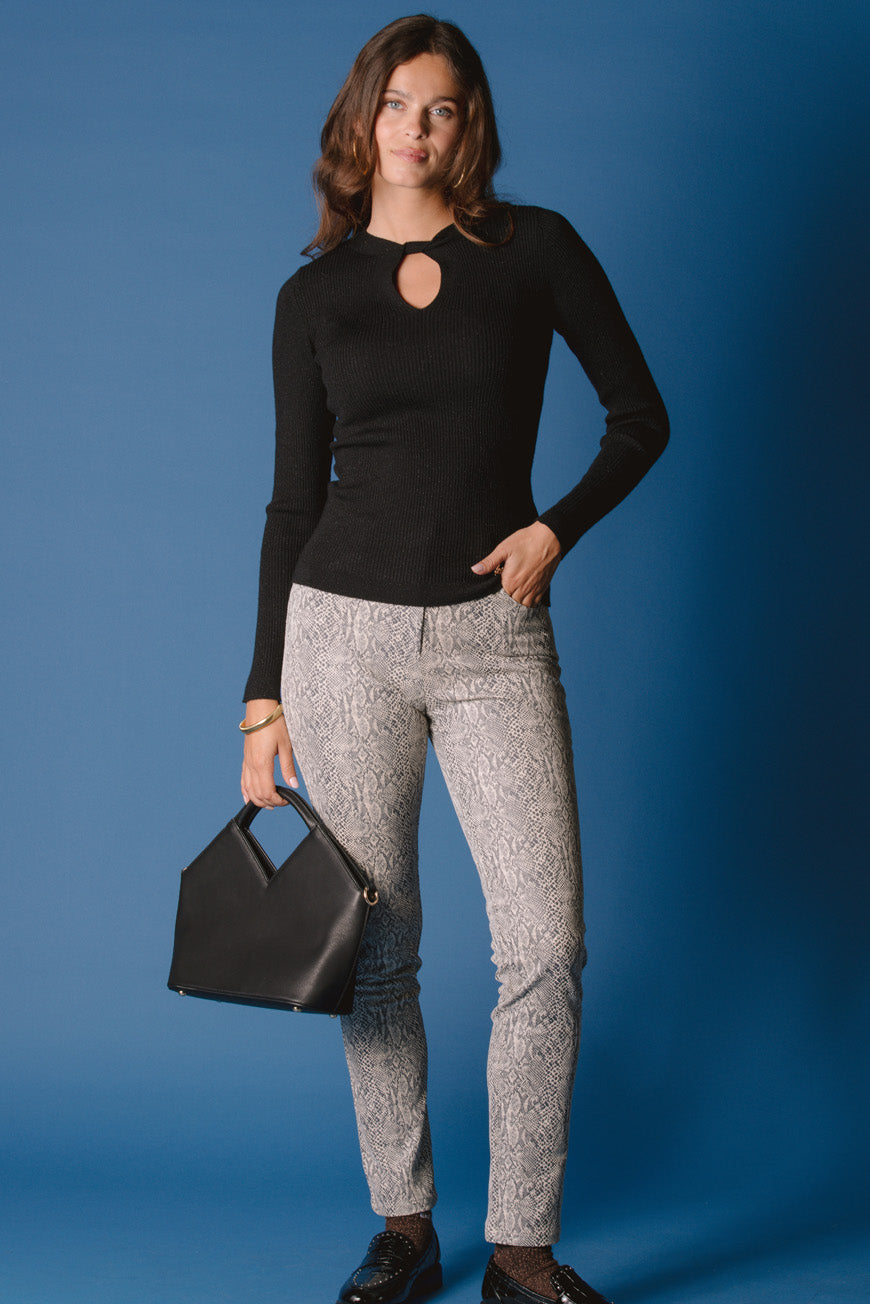 PANTALON A CARREAUX JOHANITA