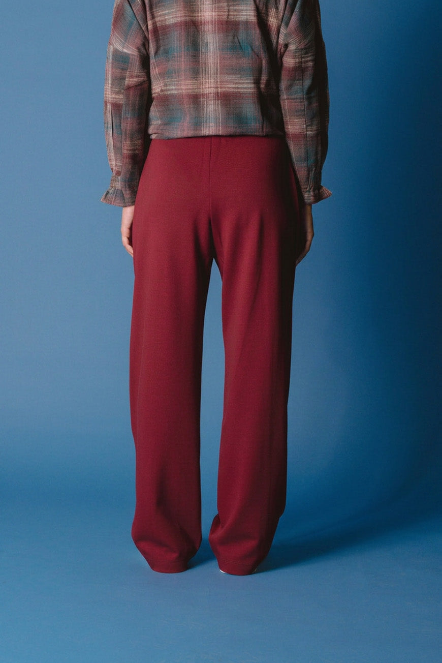 PANTALON PAULIA BORDEAUX