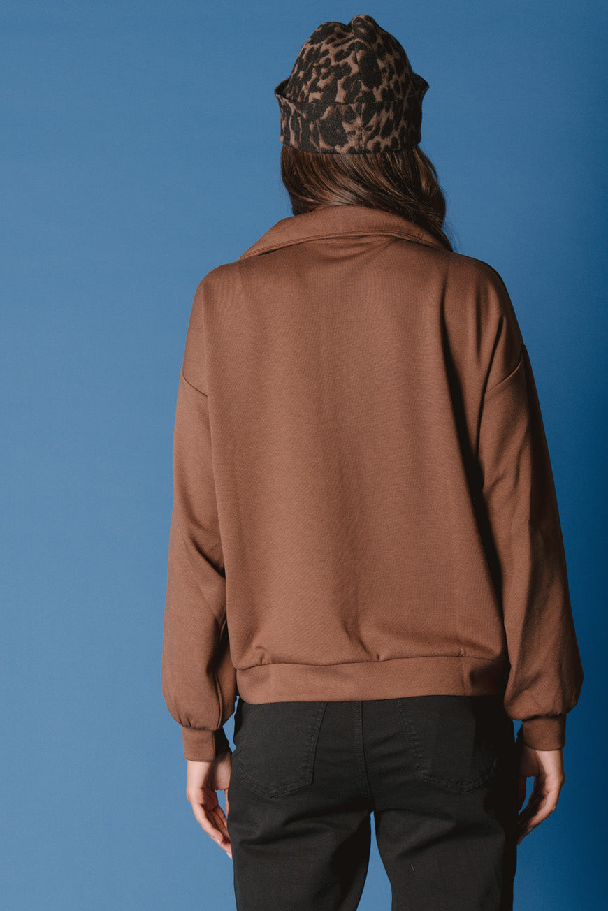 SWEAT PIERINA CHOCO