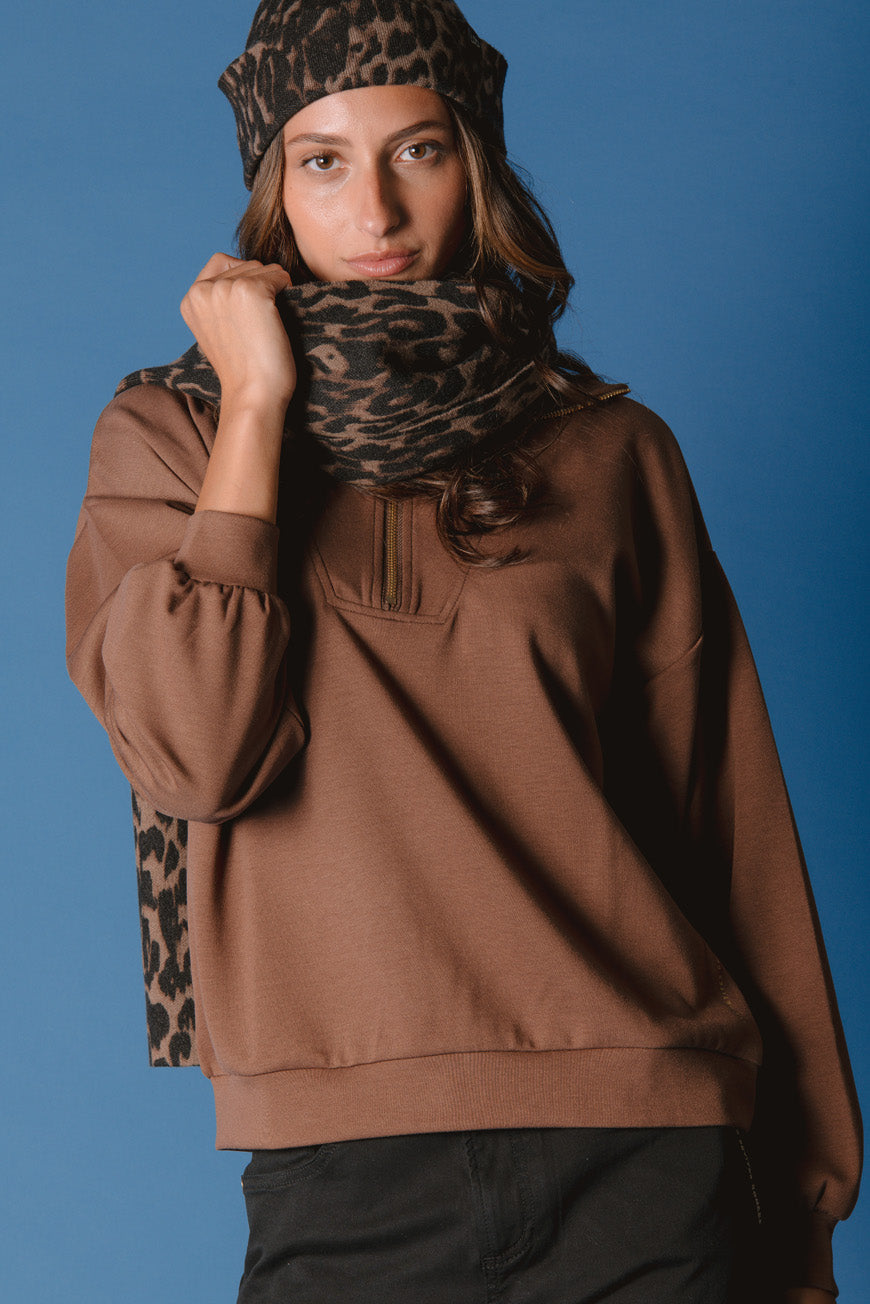 SWEAT PIERINA CHOCO