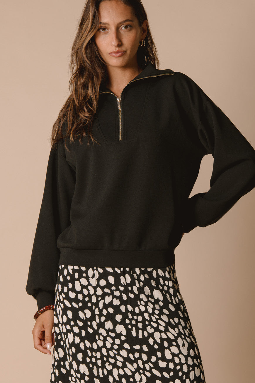 SWEAT PIERINA NOIR