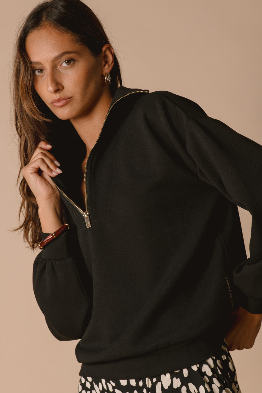 SWEAT PIERINA NOIR