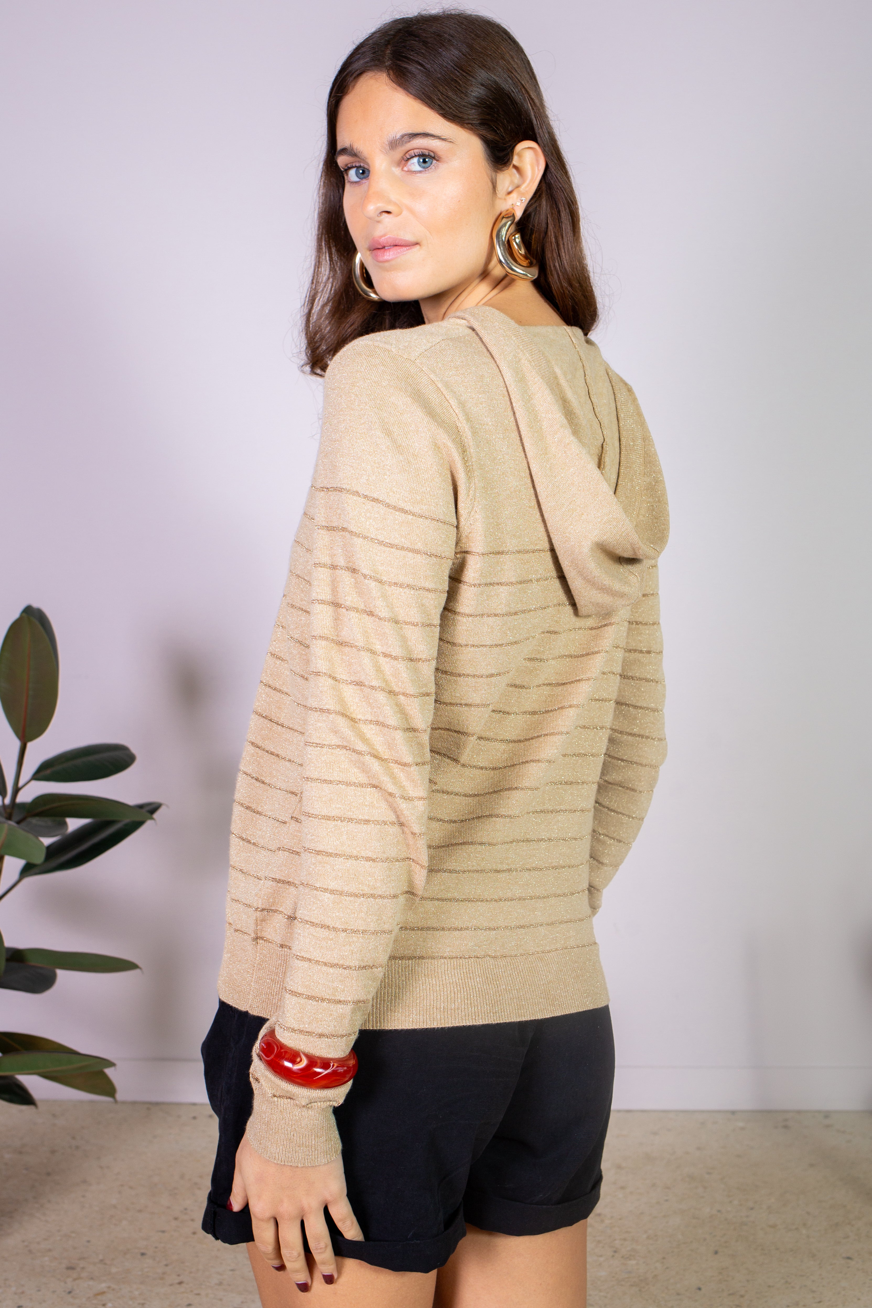 GILET DOHA DUNE RAYURES