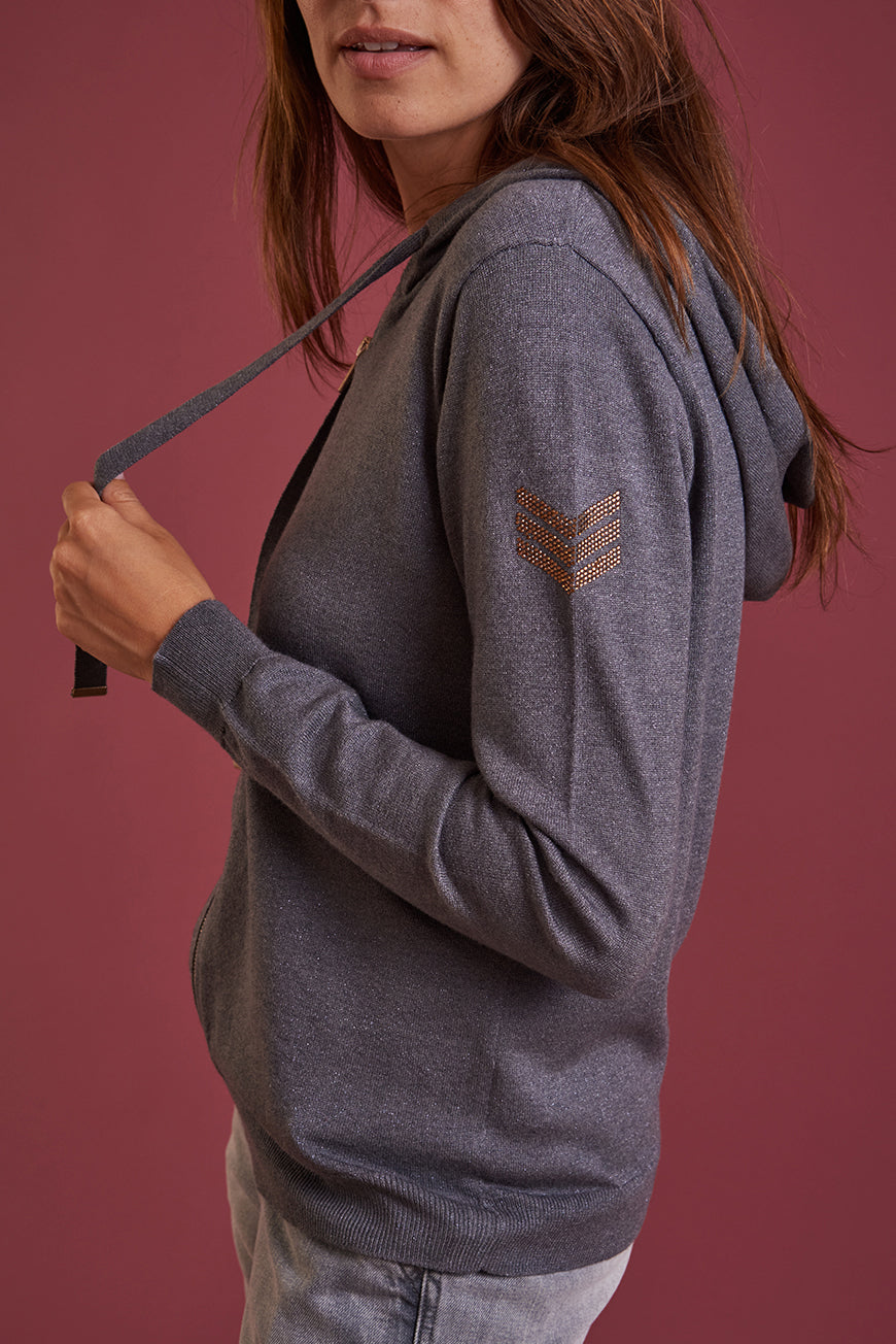 GILET ZIP ET CAPUCHE DOHA