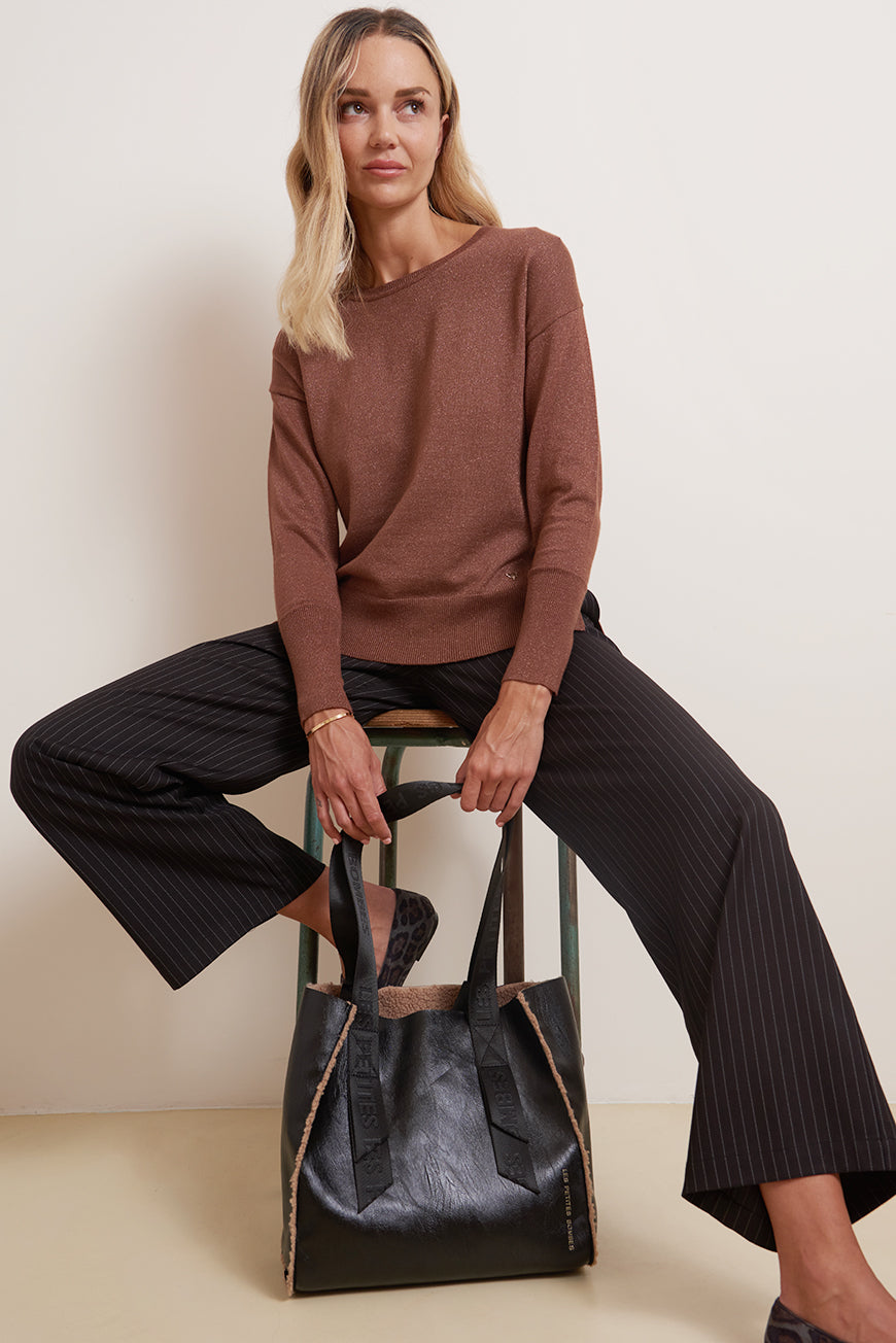 PULL COL ROND GHALIA