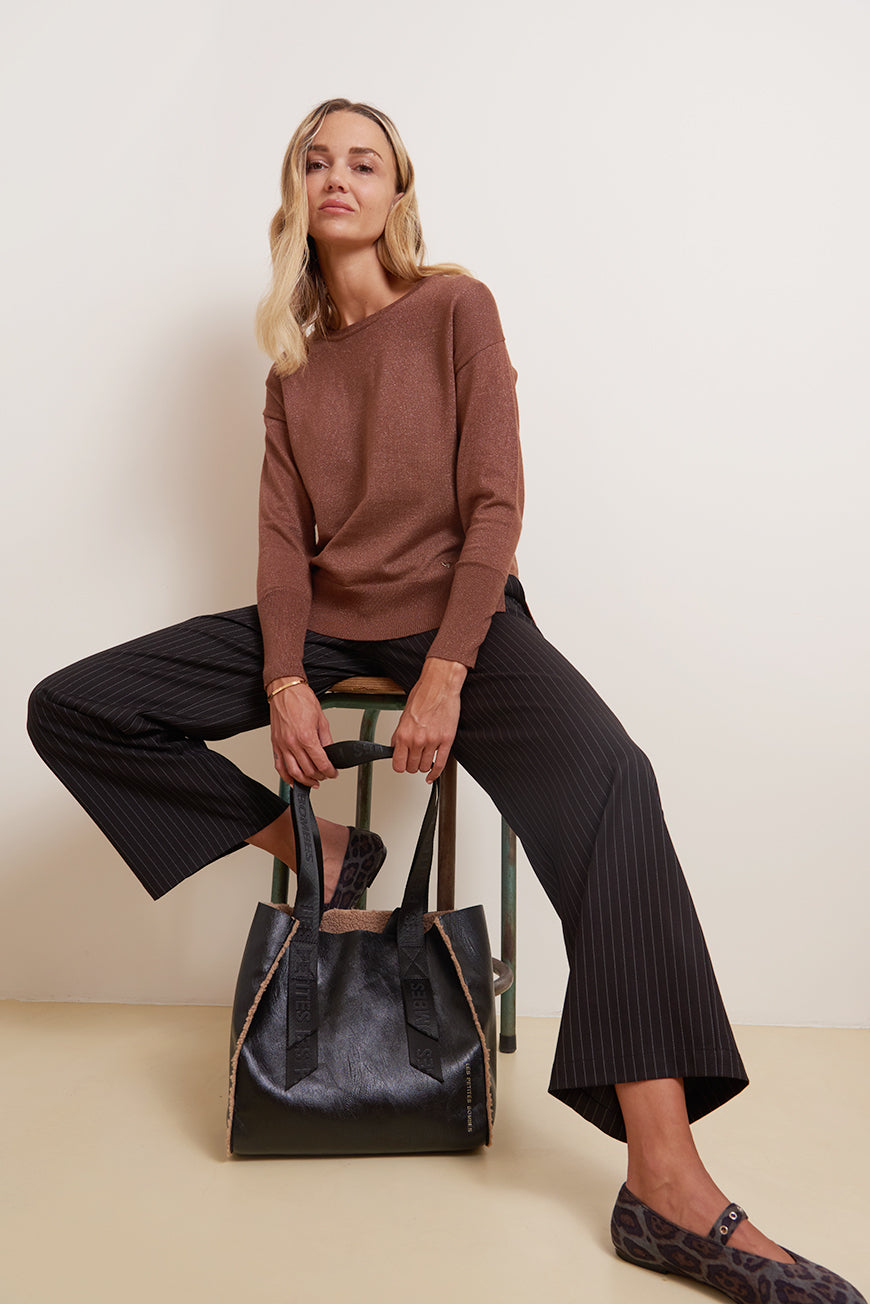 PULL COL ROND GHALIA