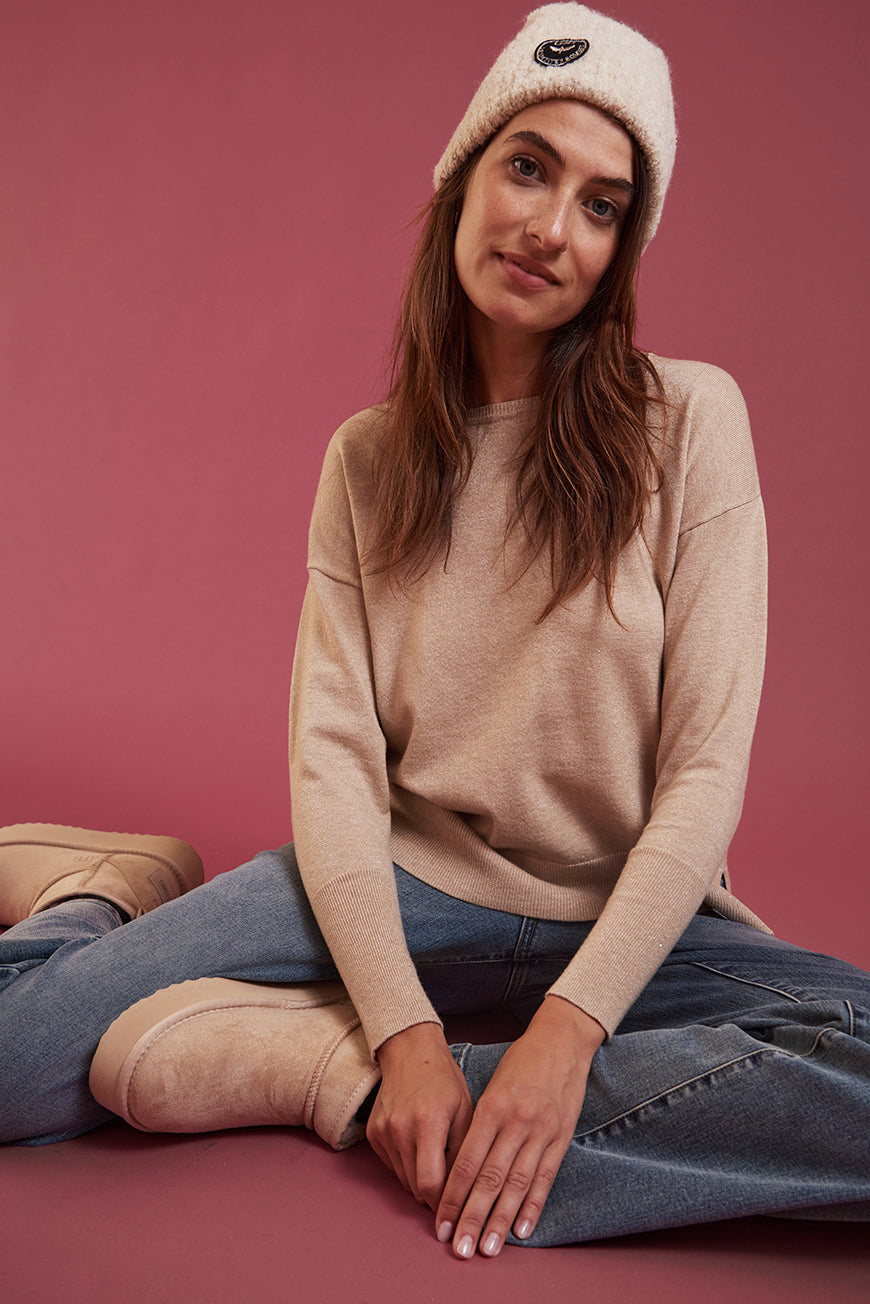 PULL COL ROND GHALIA
