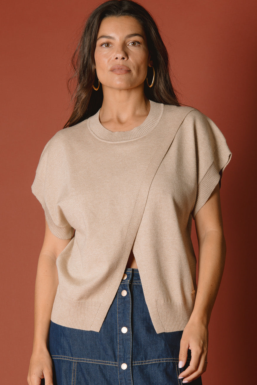 PULL PRISCA SABLE