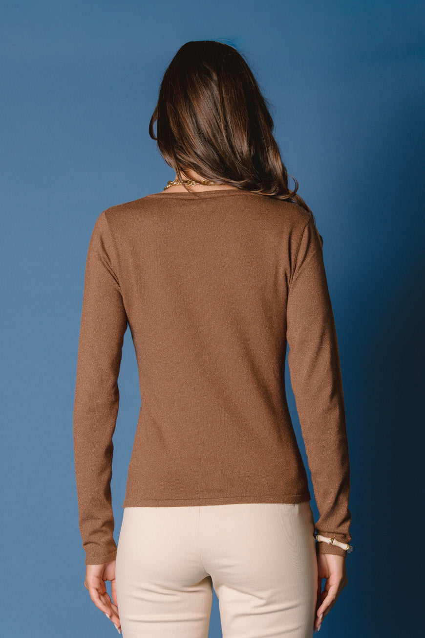 GILET PASCALE CHOCO