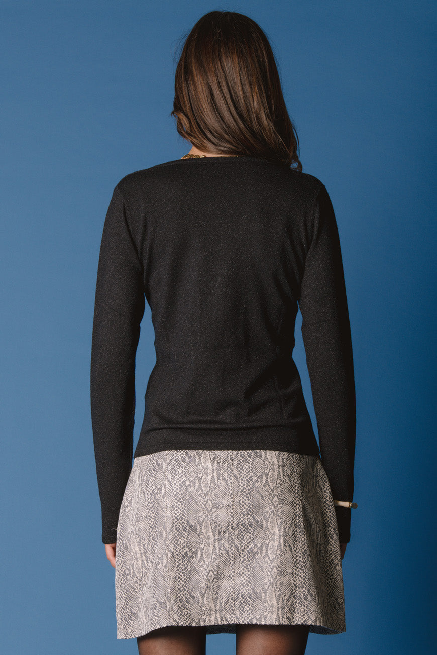 GILET PASCALE NOIR
