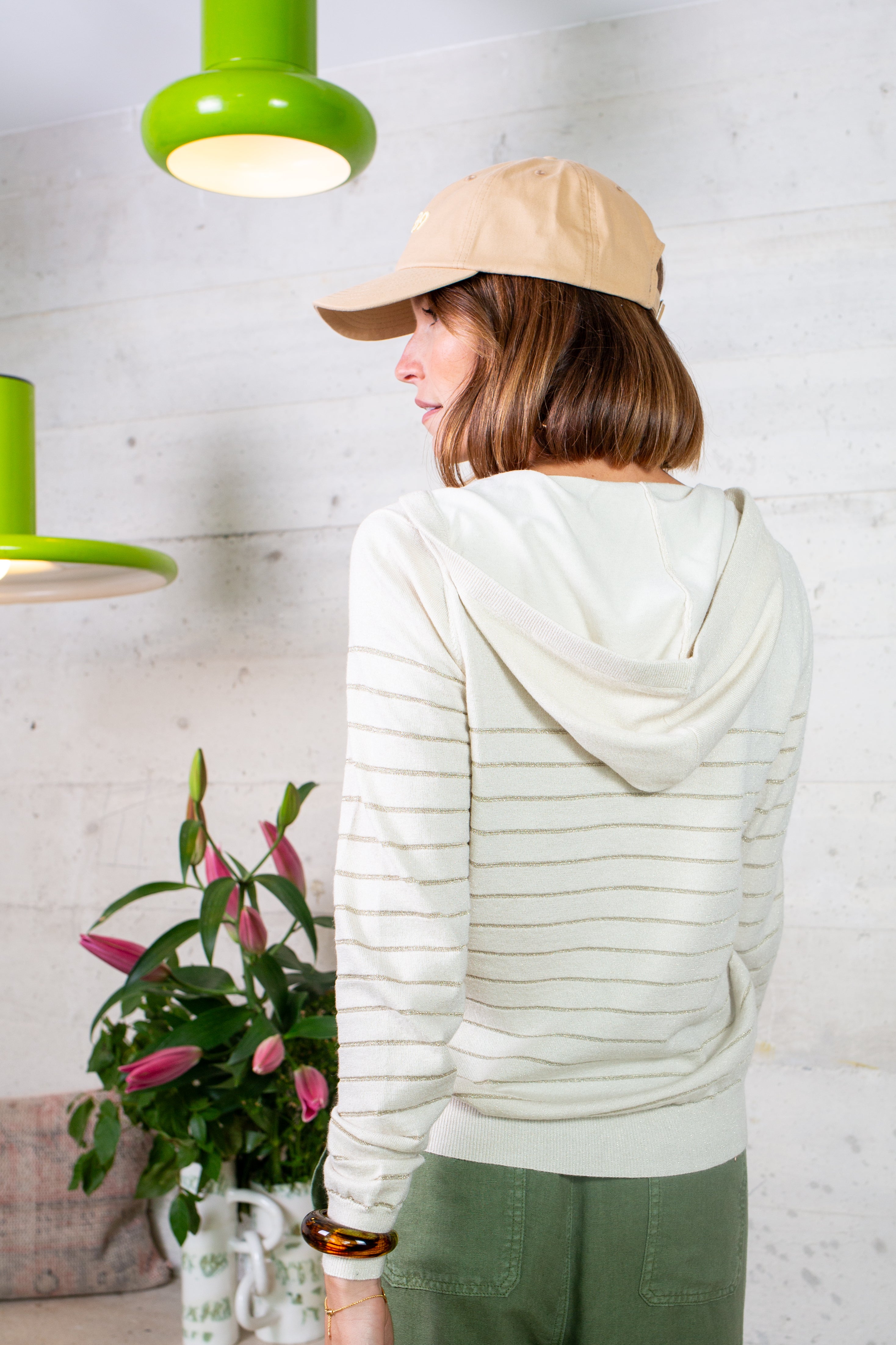 GILET DOHA CRAIE RAYURES