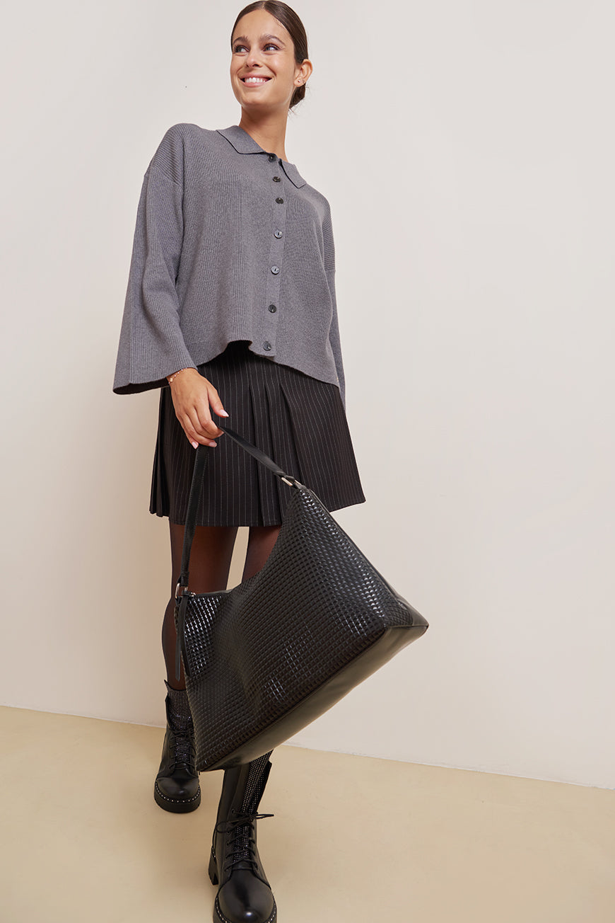 GILET COL CHEMISE MELIA