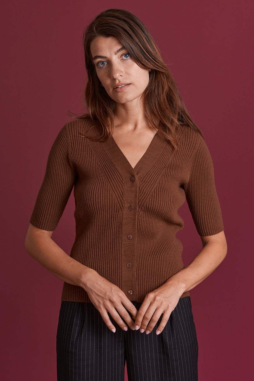 GILET DROIT COL V MELODY