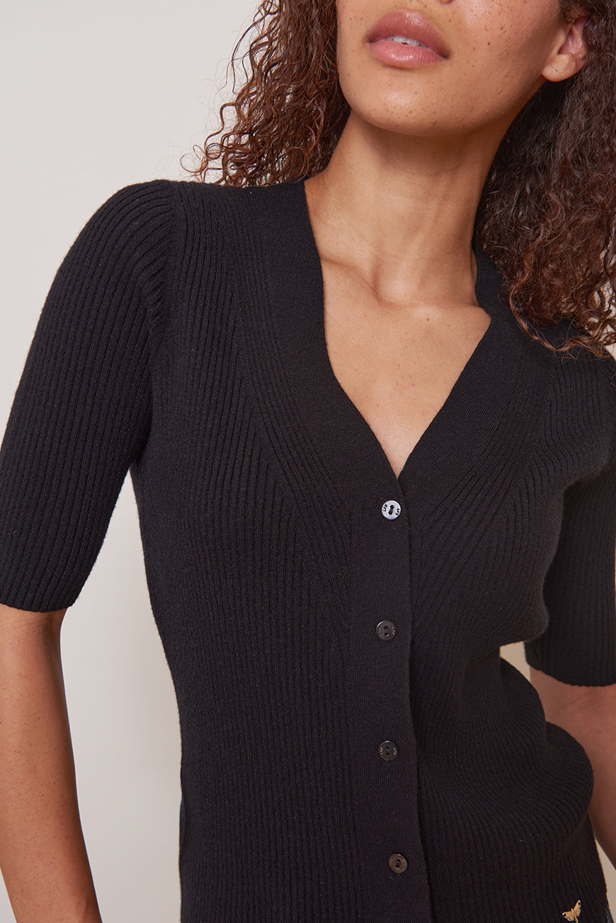 GILET DROIT COL V MELODY
