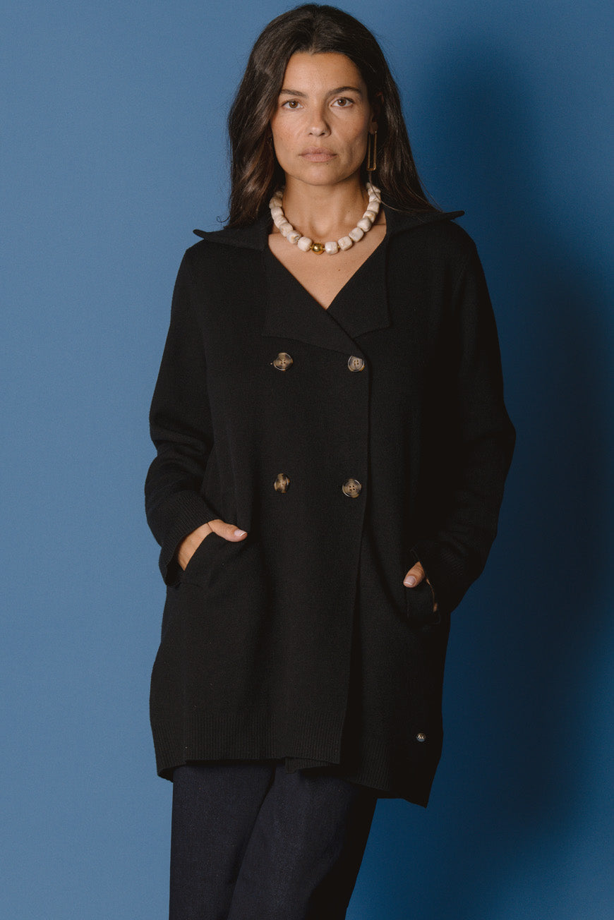 GILET POLETTE NOIR