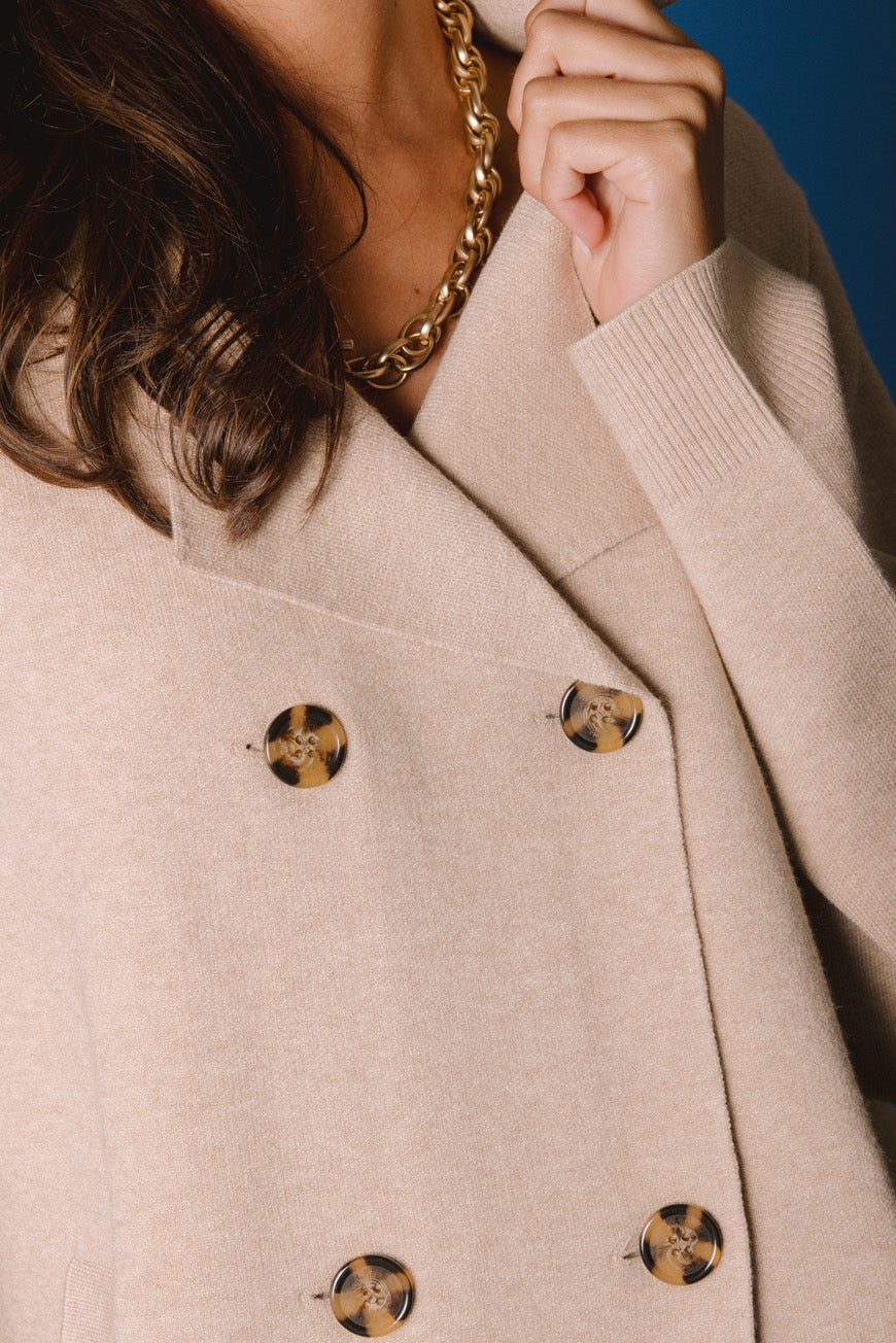 GILET POLETTE SABLE