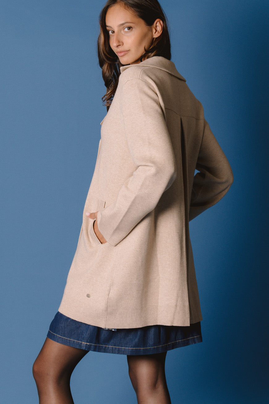 GILET POLETTE SABLE
