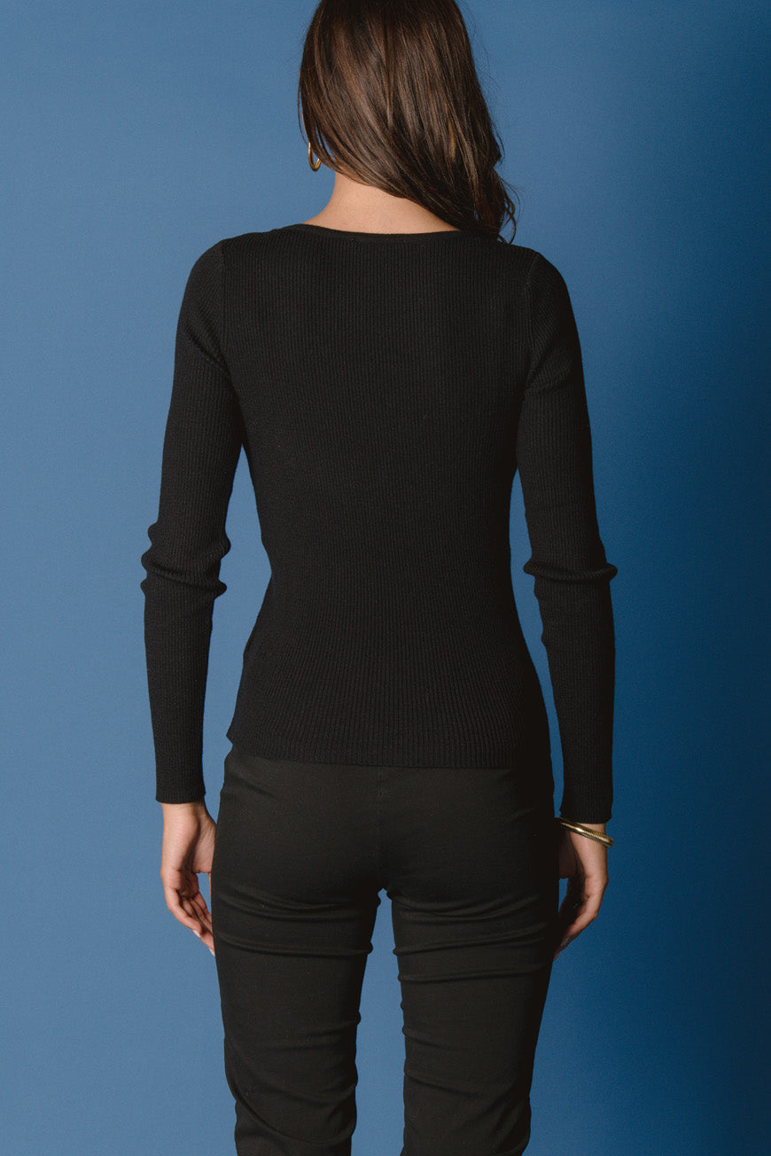 PULL PLUME NOIR