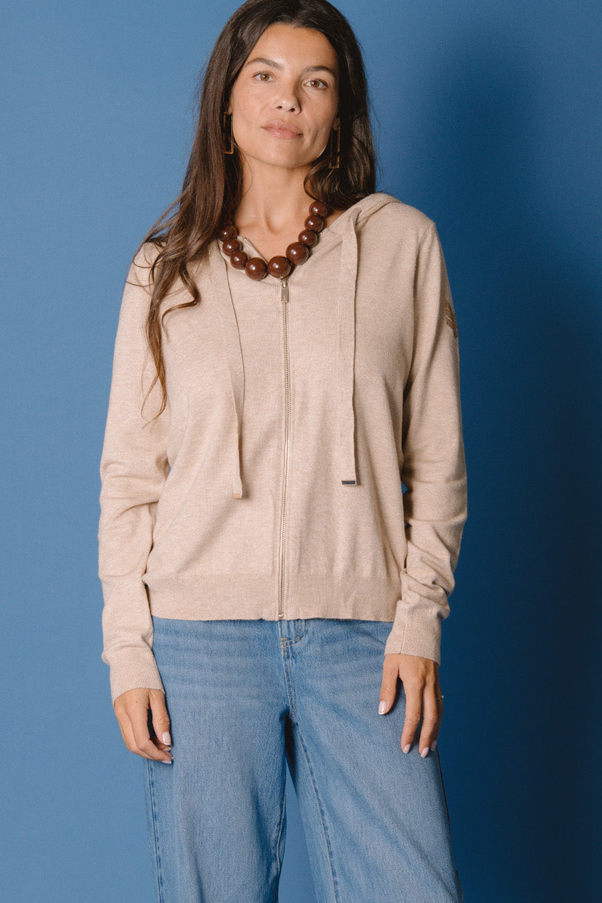 GILET DOHA SABLE