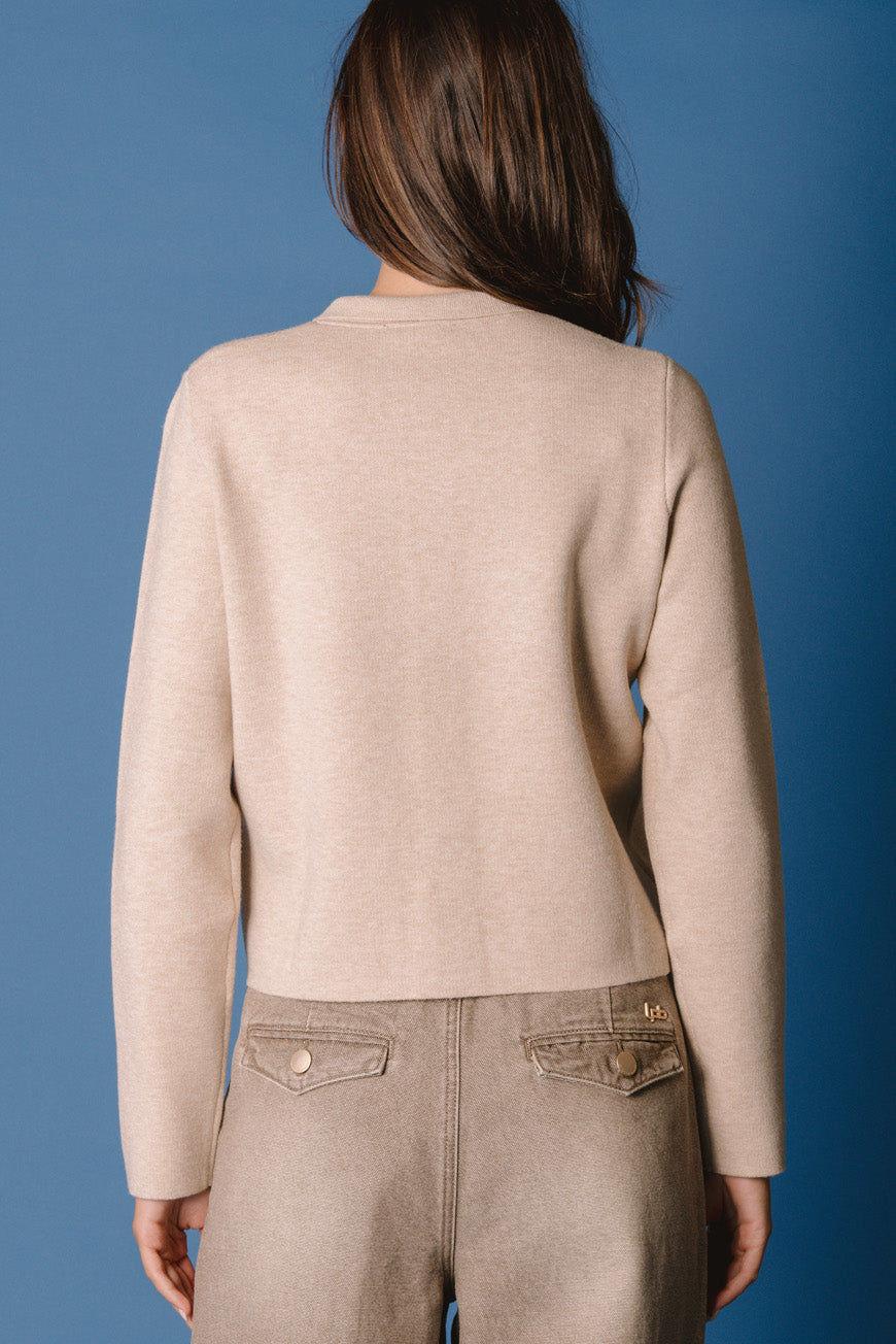 GILET JOLIANE SABLE