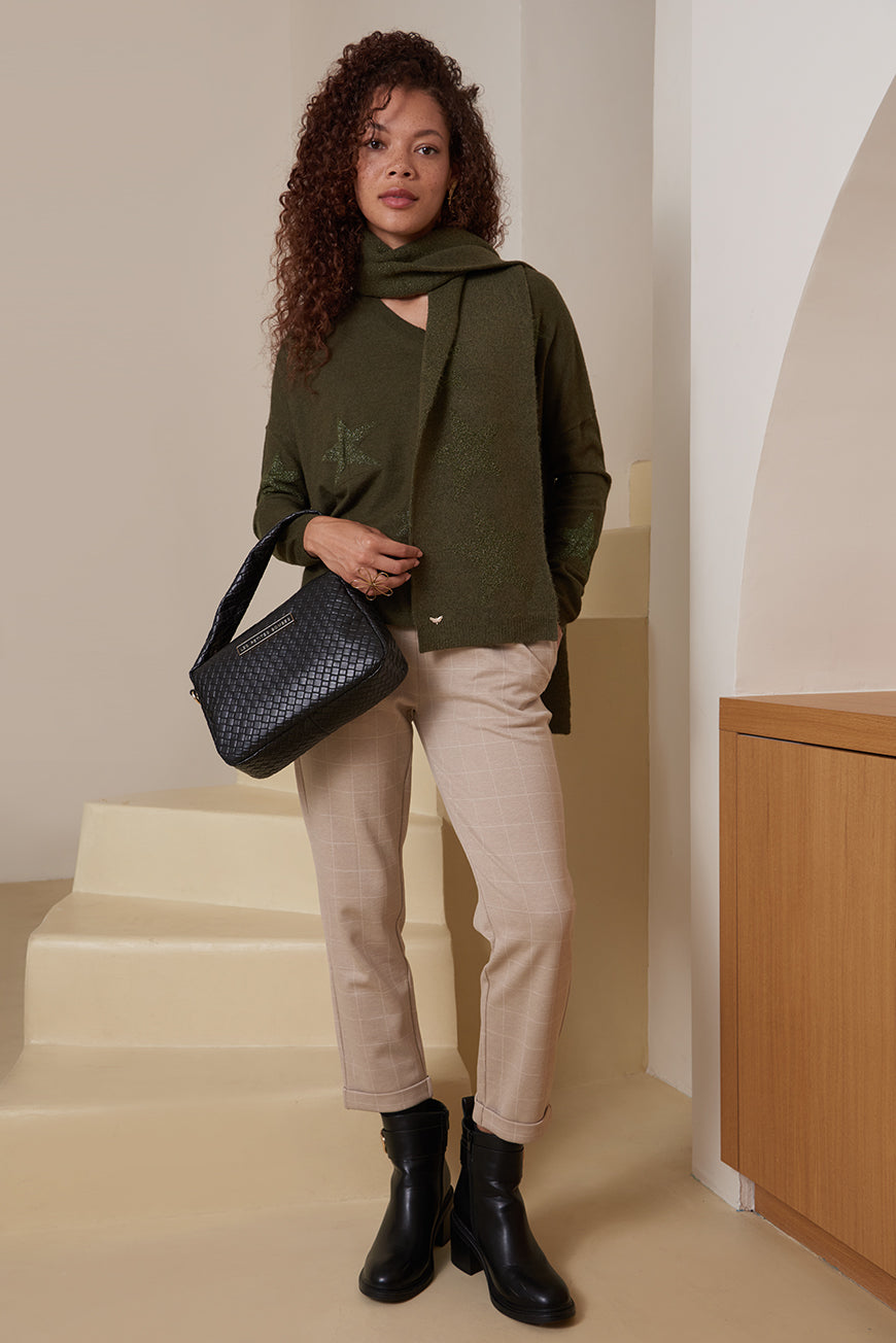 PANTALON A CARREAUX CASSENDRA