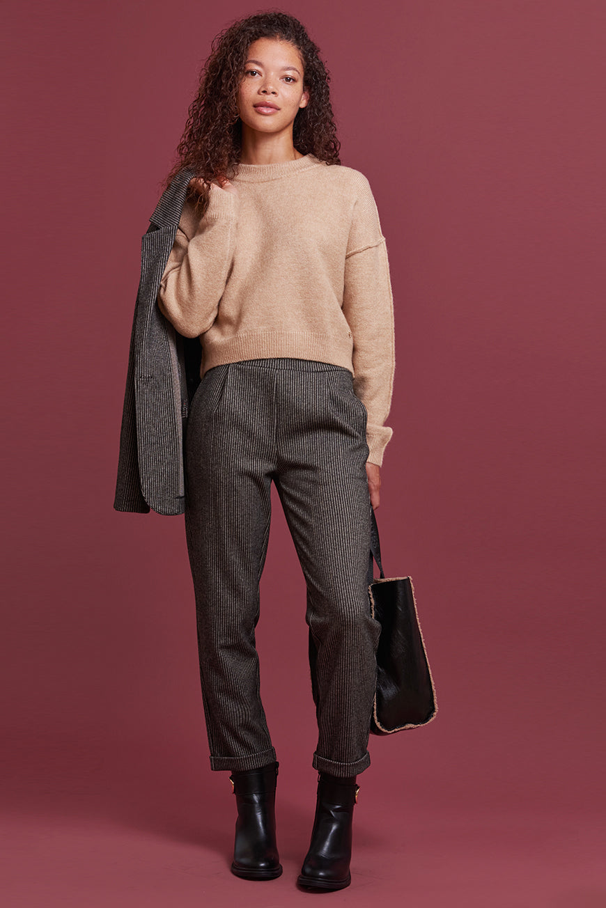 PANTALON A RAYURES CASSENDRA