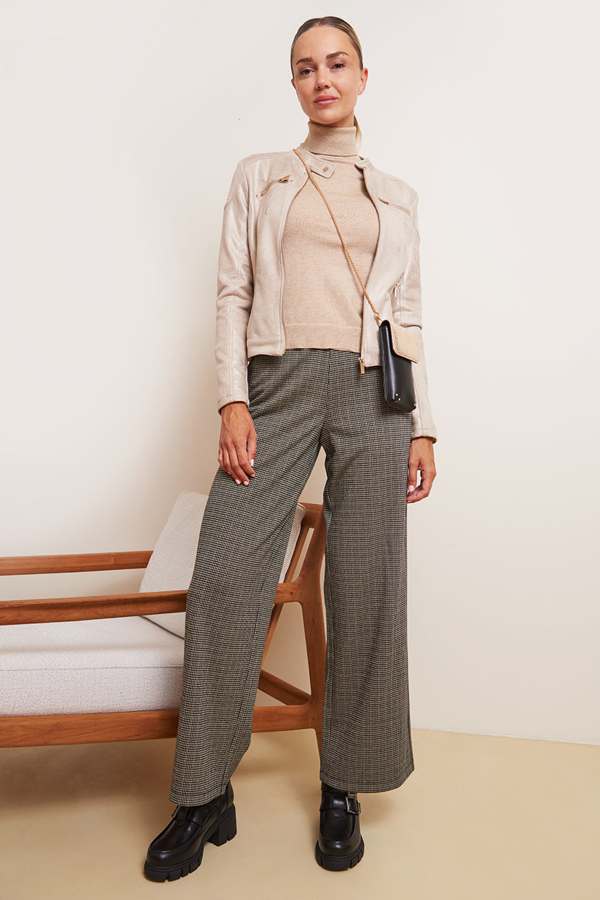 PANTALON A CARREAUX GINA