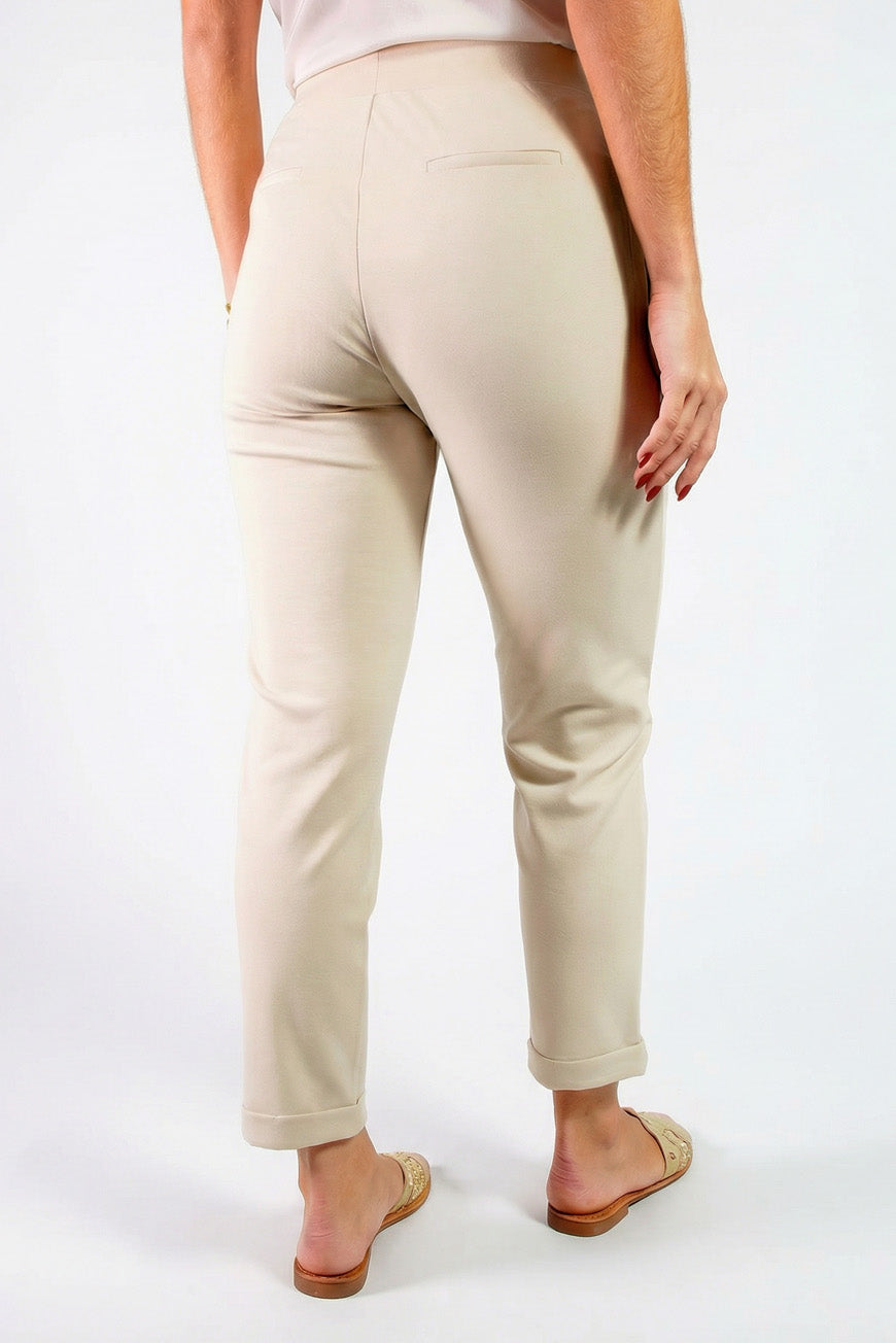 PANTALON CASSENDRA IVOIRE
