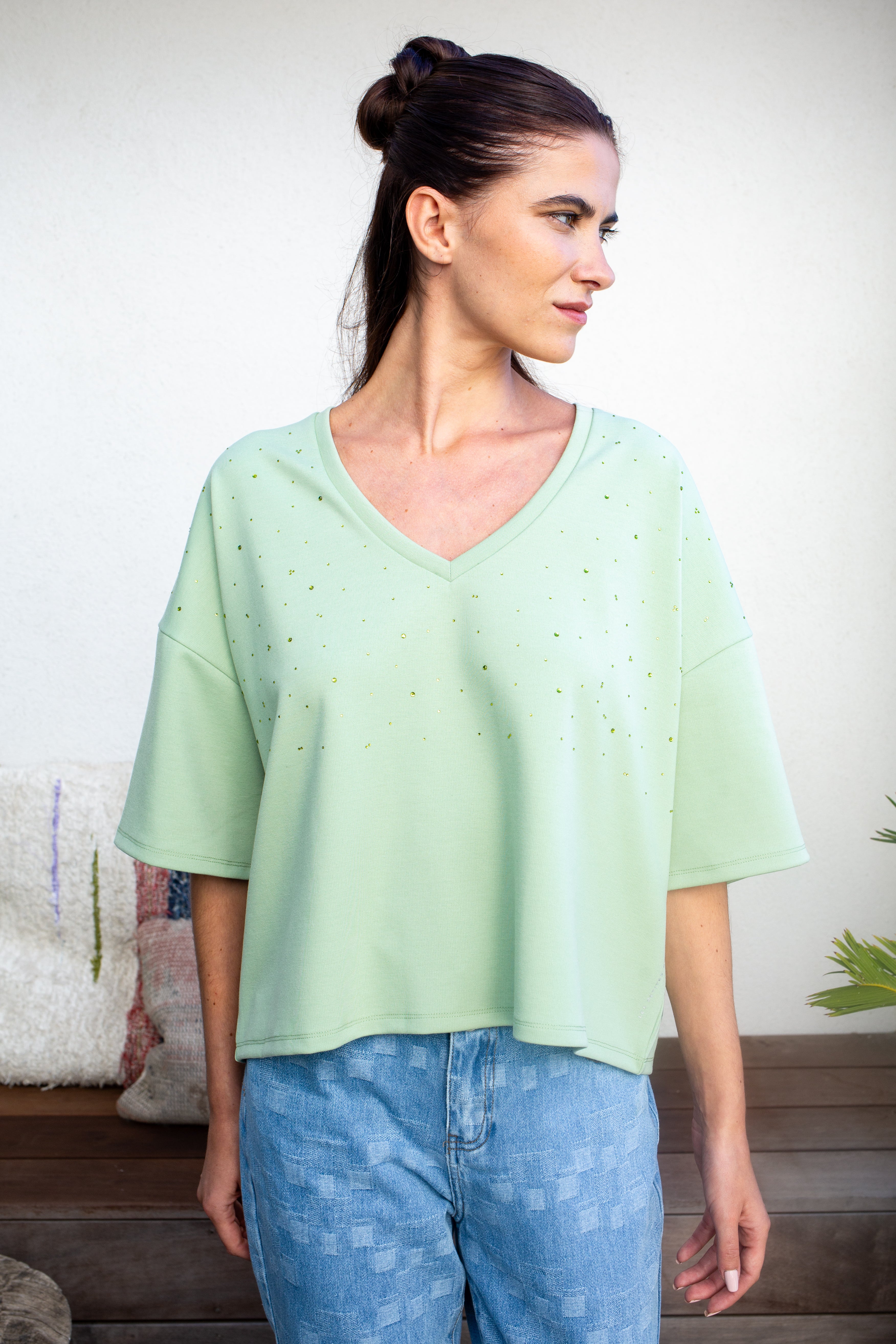 TEE SHIRT NAJOIE ABSINTHE