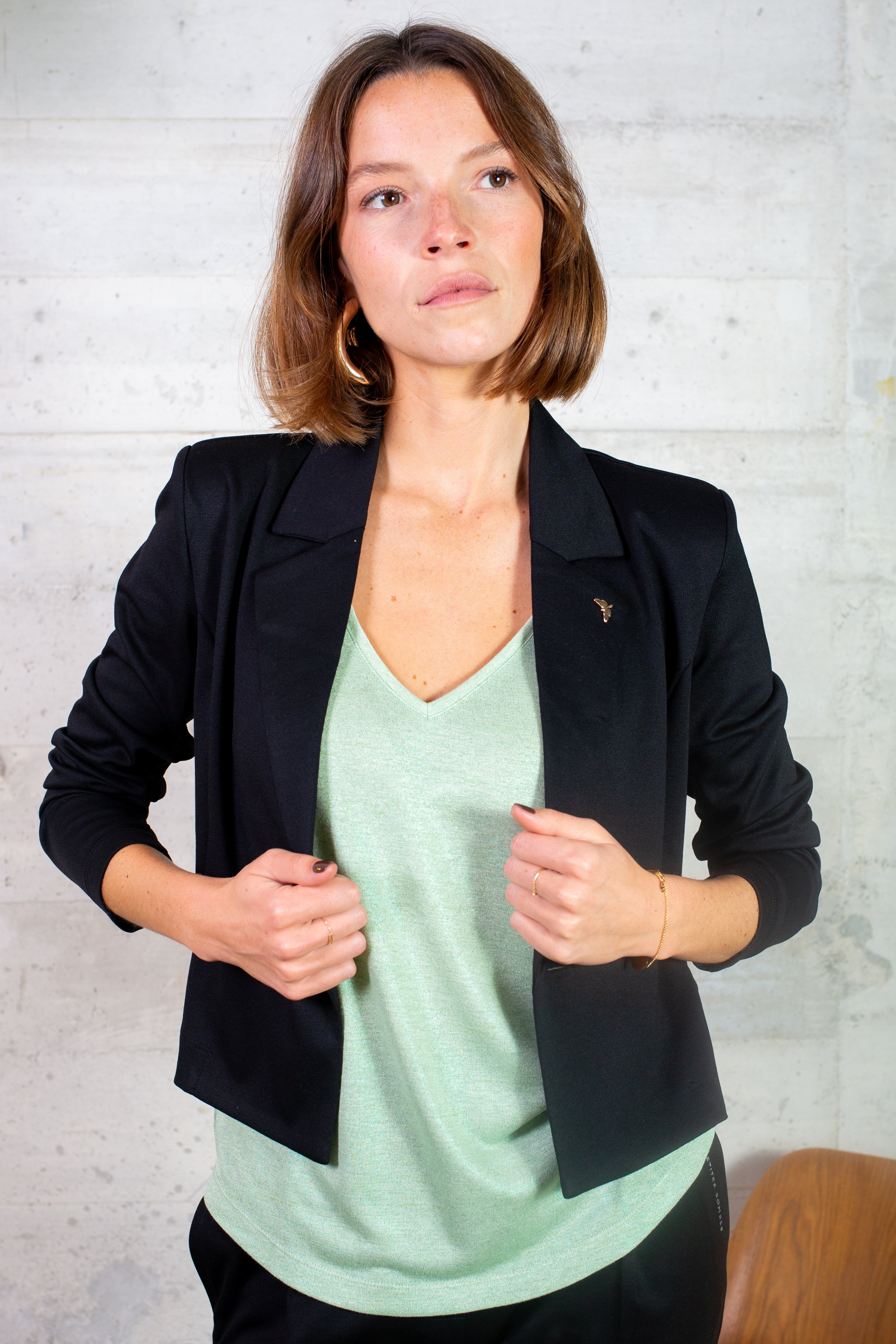 VESTE MALYCIA NOIR